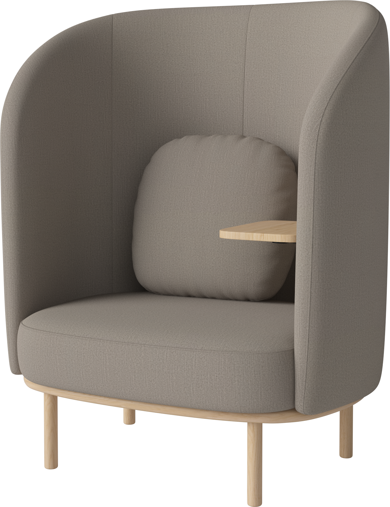 Armchair with FUUGA NESTING table