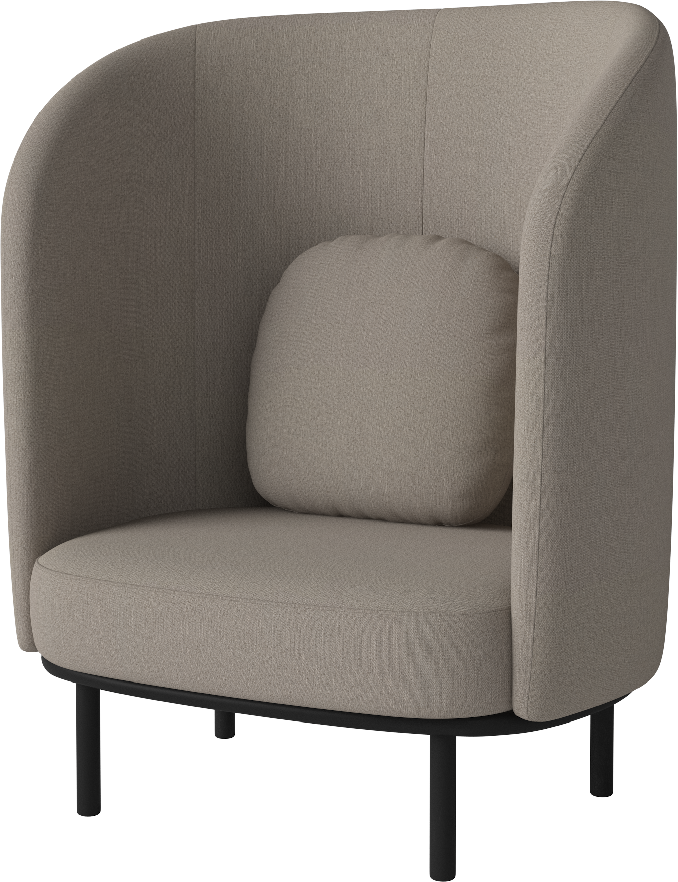 Křeslo FUUGA NESTING základna z černého dubového dřeva