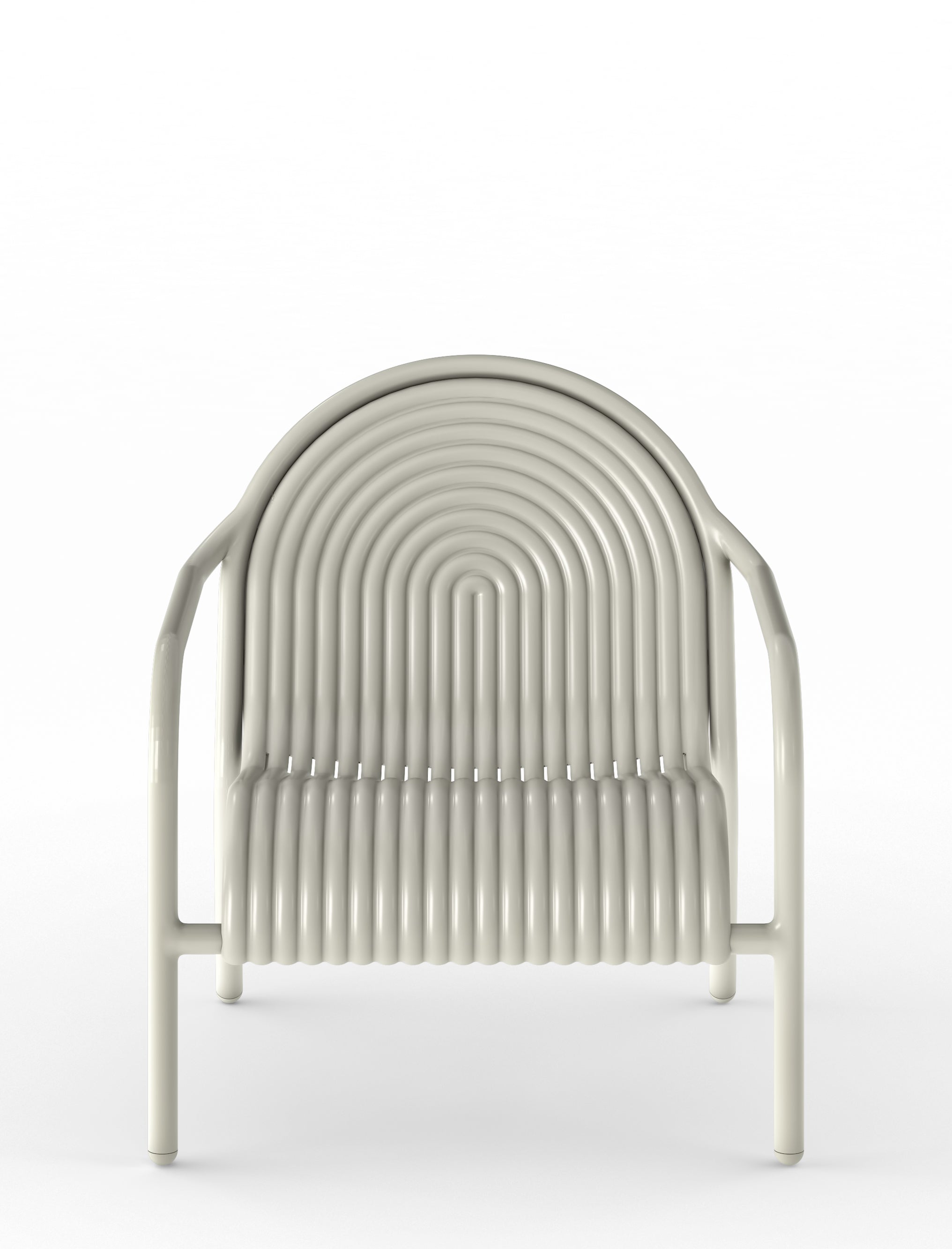 Outdoor Armchair GROOVE Broken White