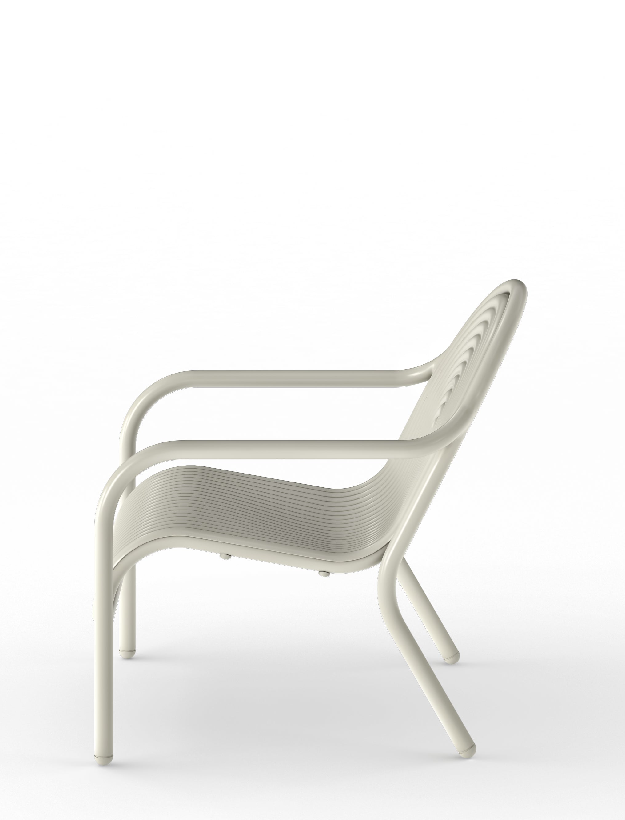 Outdoor Armchair GROOVE Broken White
