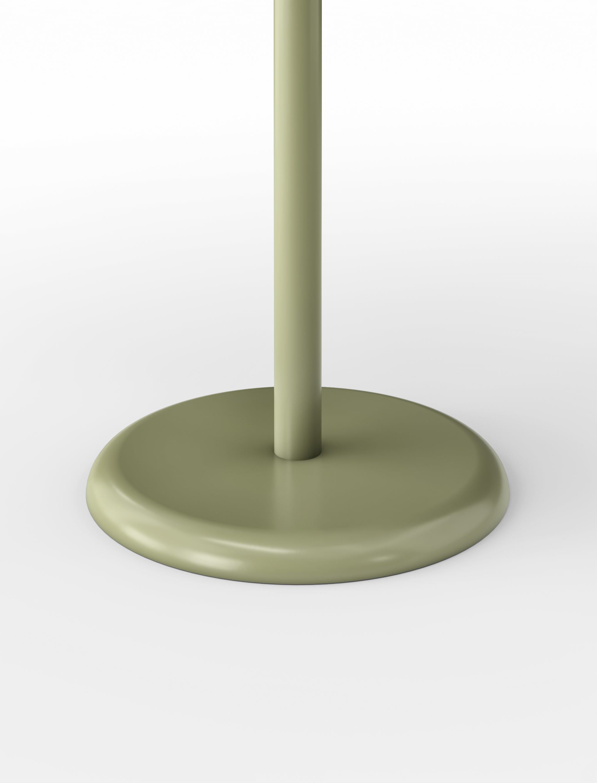 Zelený venkovní kulatý stůl GROOVE