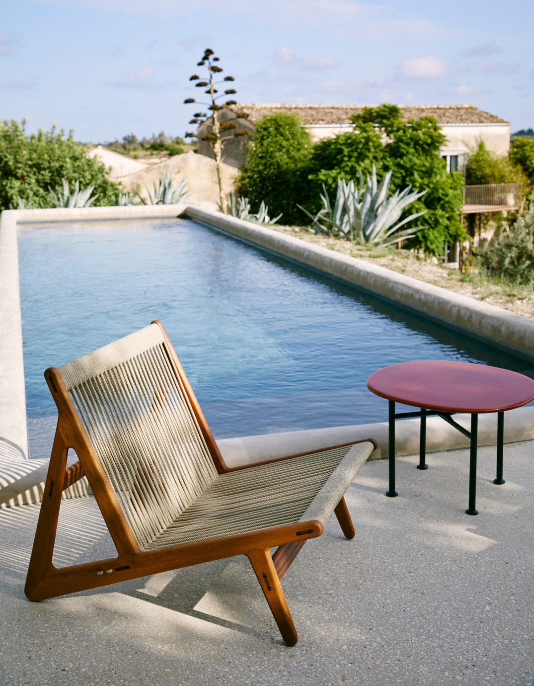 MR01 Iroko Wood Garden Armchair