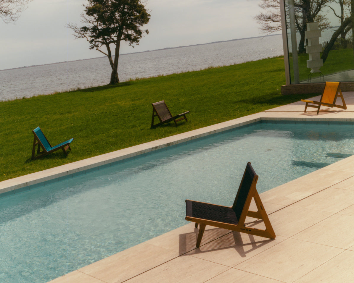 MR01 Iroko Wood Garden Armchair