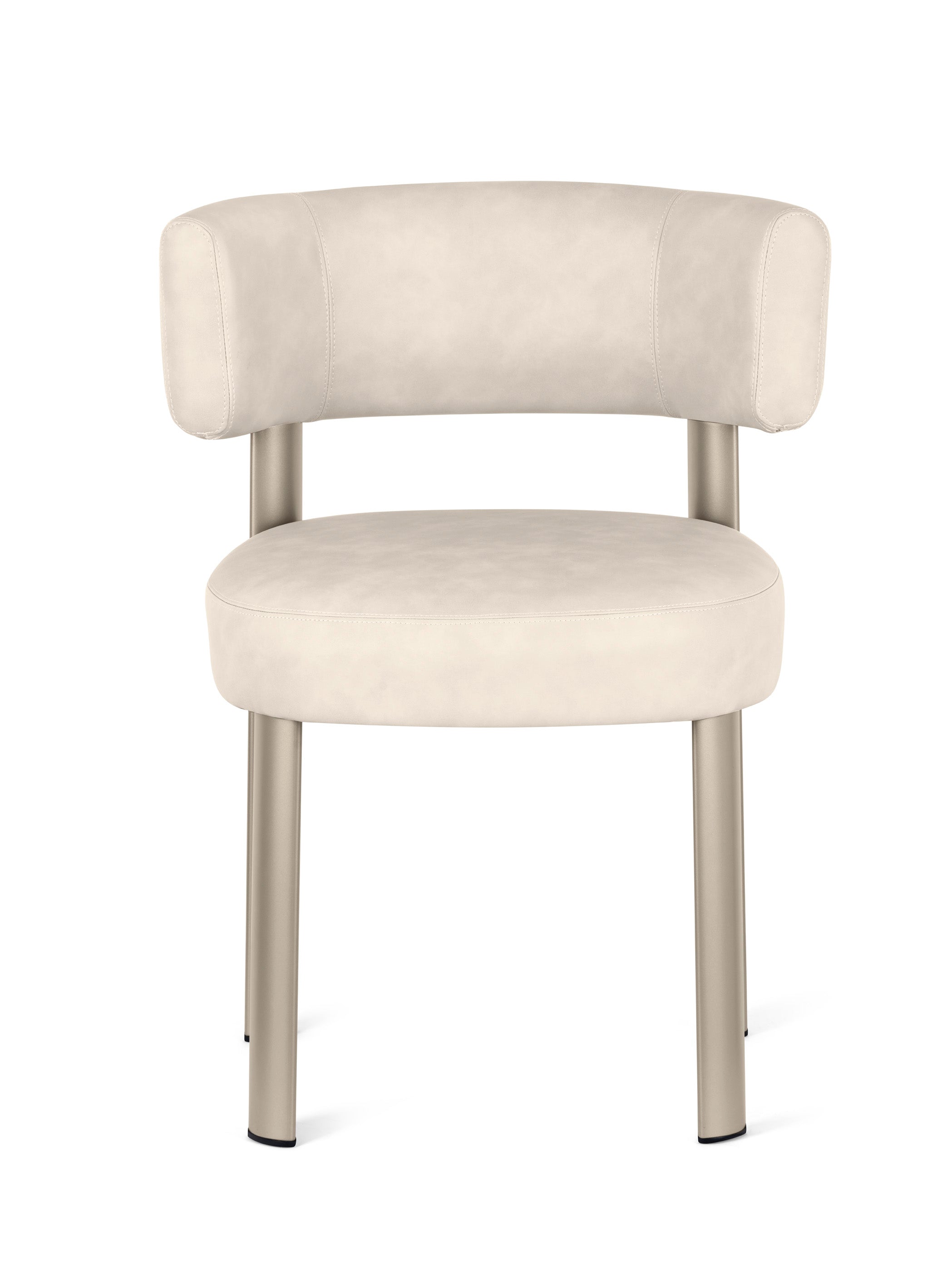 Čalouněné křeslo GLEN s béžovým podstavcem