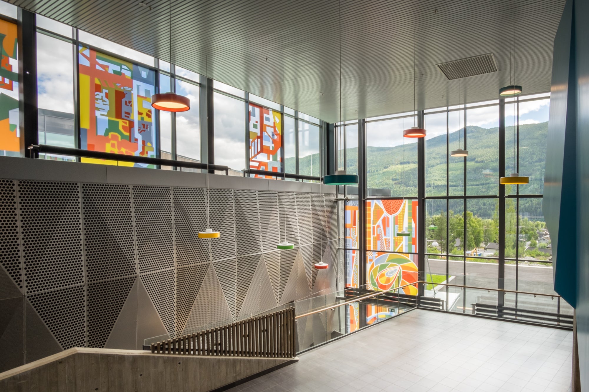 Závěsné svítidlo LP CIRCLE žluté