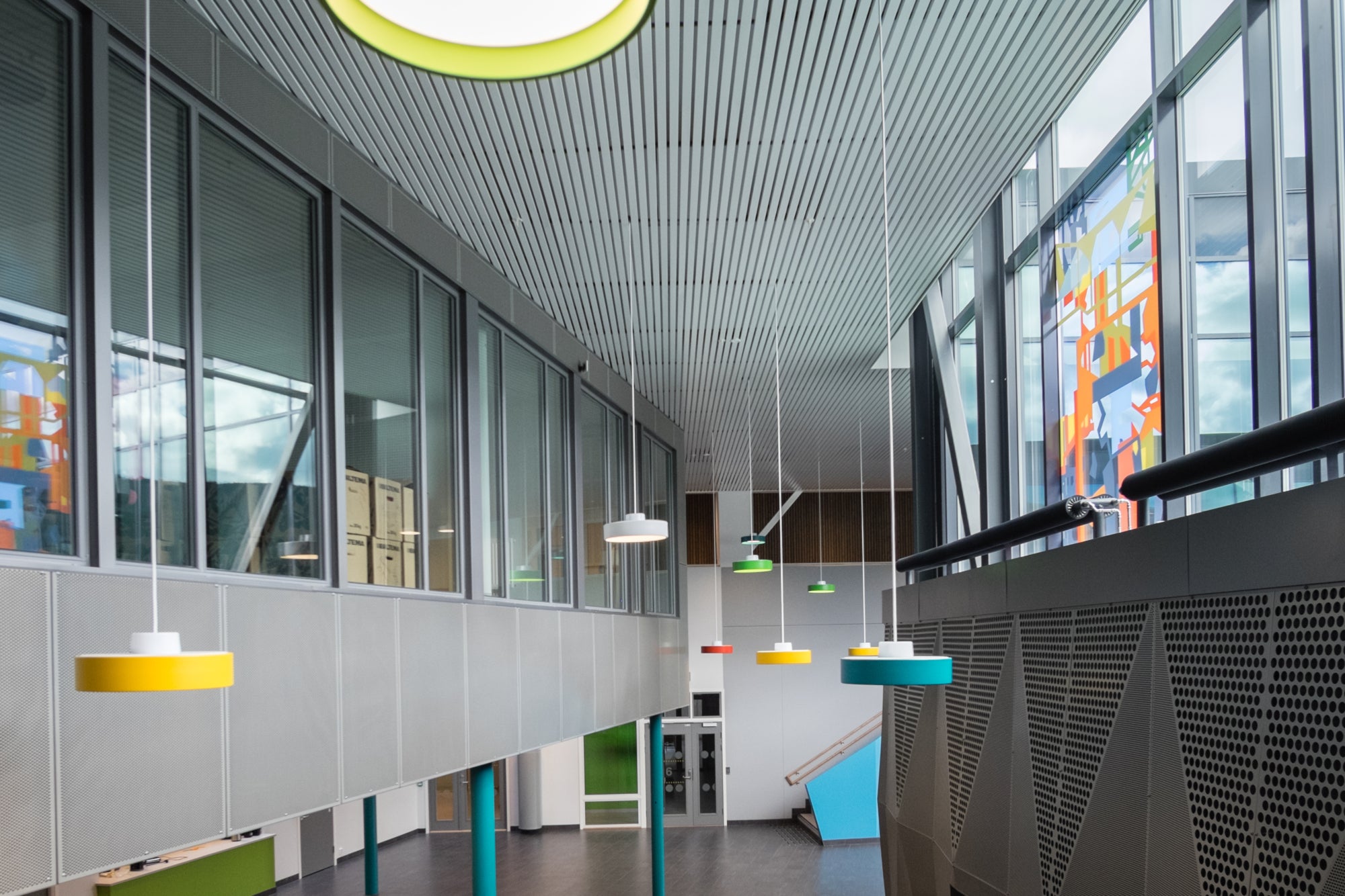 Závěsné svítidlo LP CIRCLE žluté