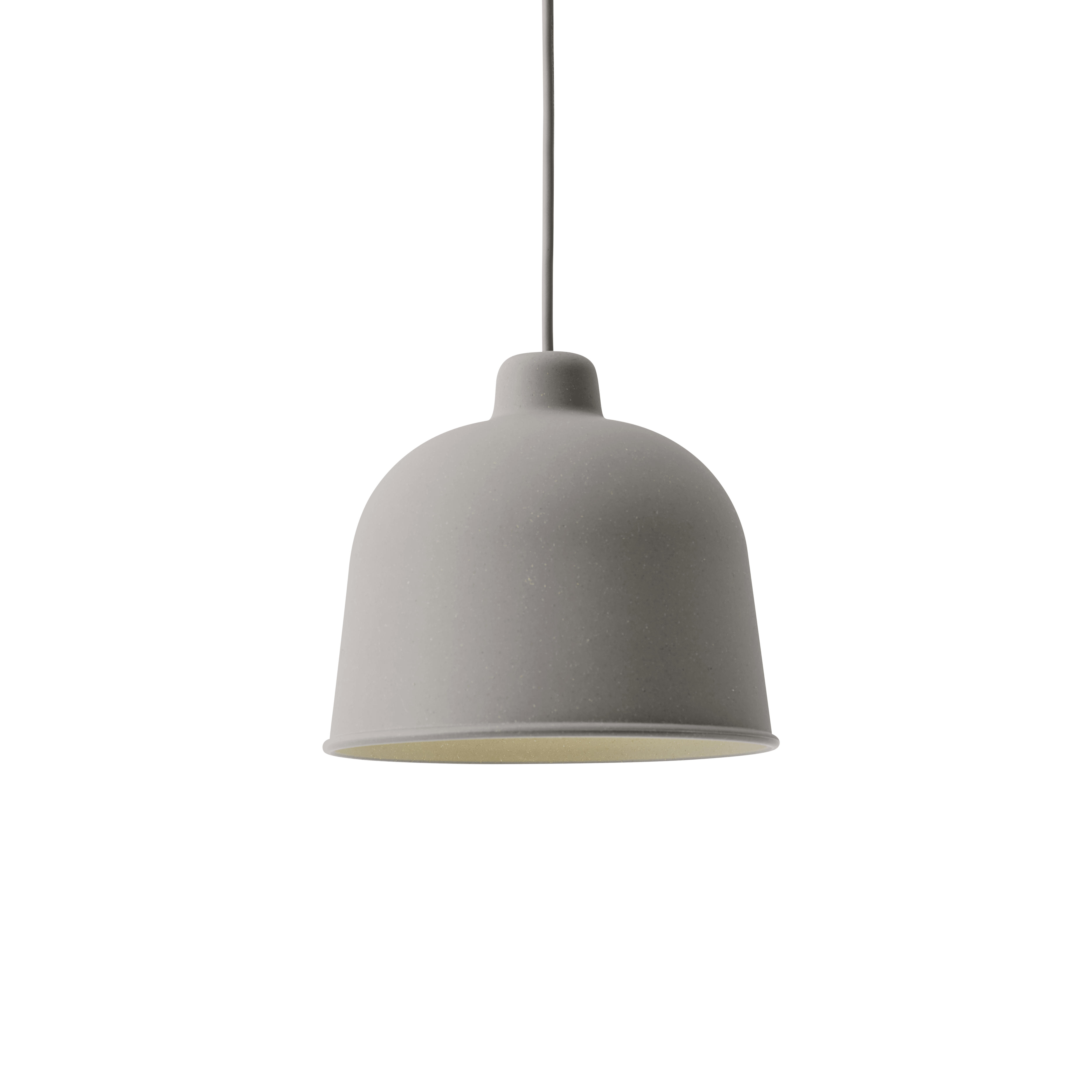 Závěsná lampa GRAIN šedá