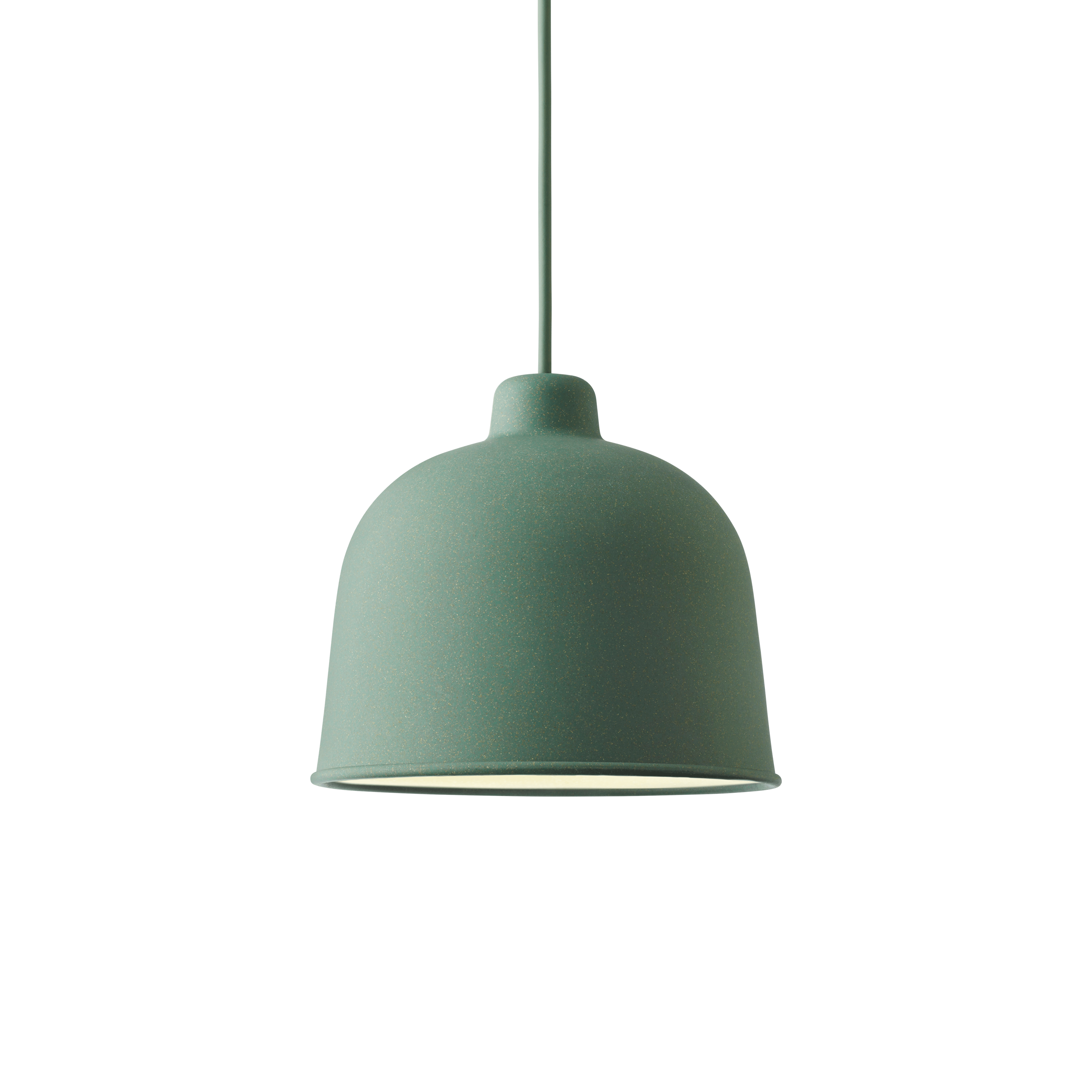 Závěsná lampa GRAIN špinavě zelená