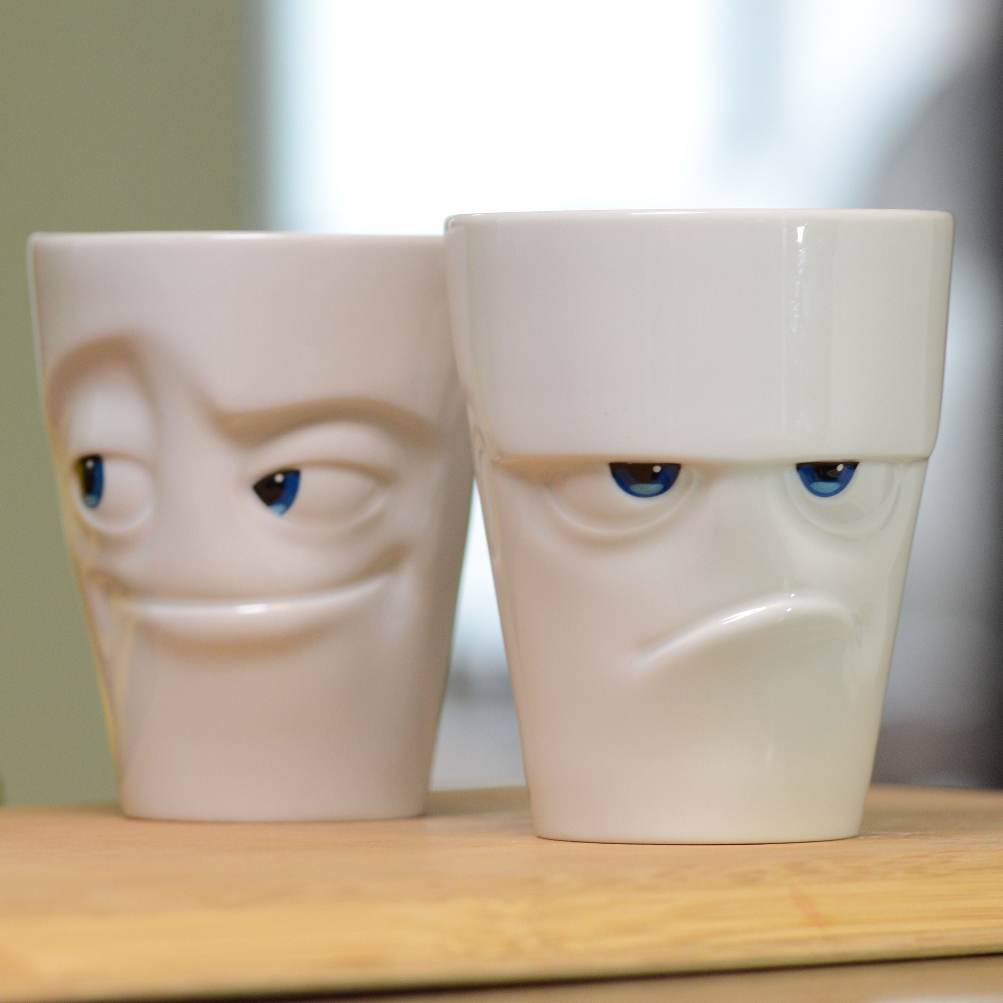 GRUMPY Mug with Blue Eyes