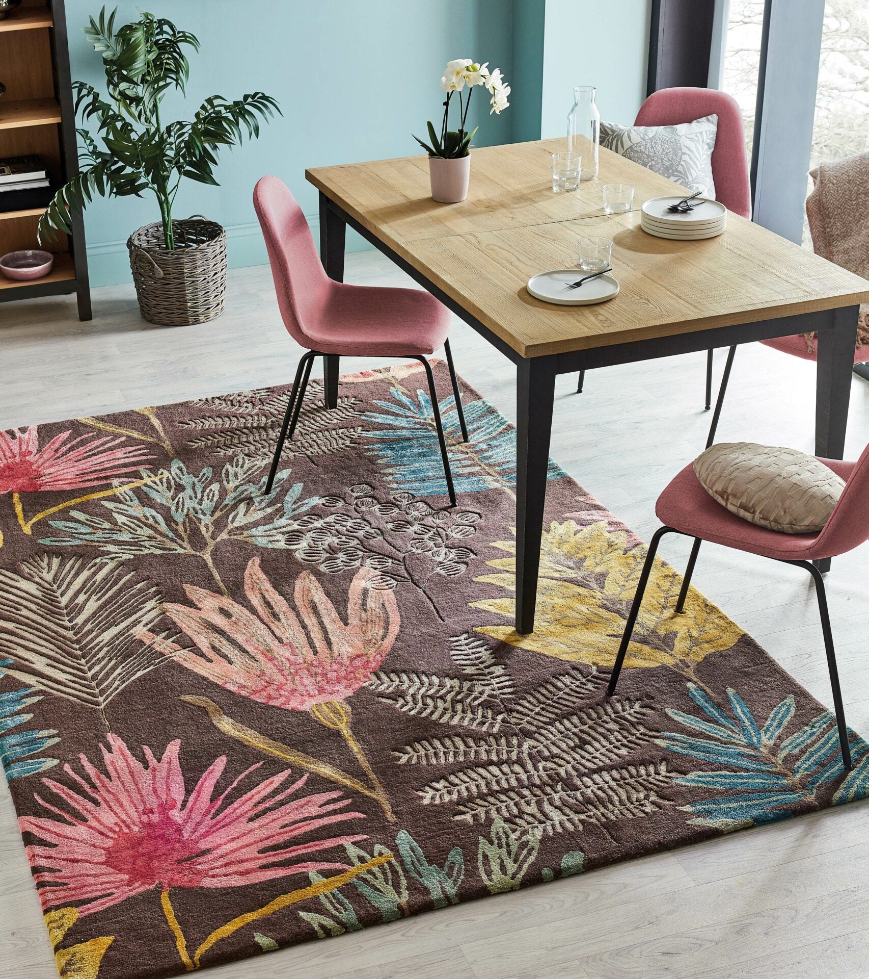 Yasuni rug Cerise brown