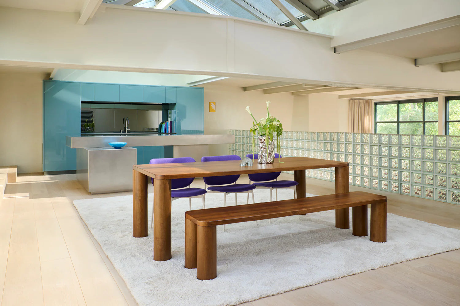 HARVEY Ash Wood Bench