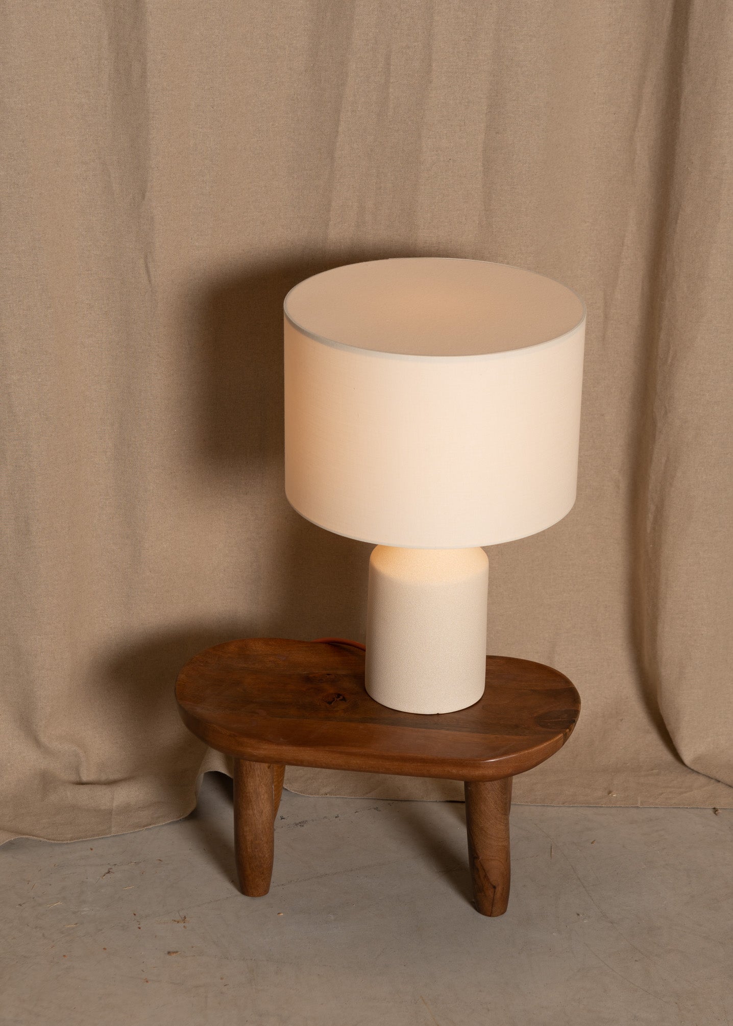 Ceramic Table Lamp JOSEF Ecru
