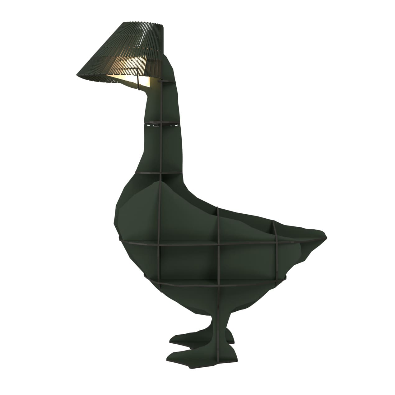 Lampa JUNON tmavě zelená