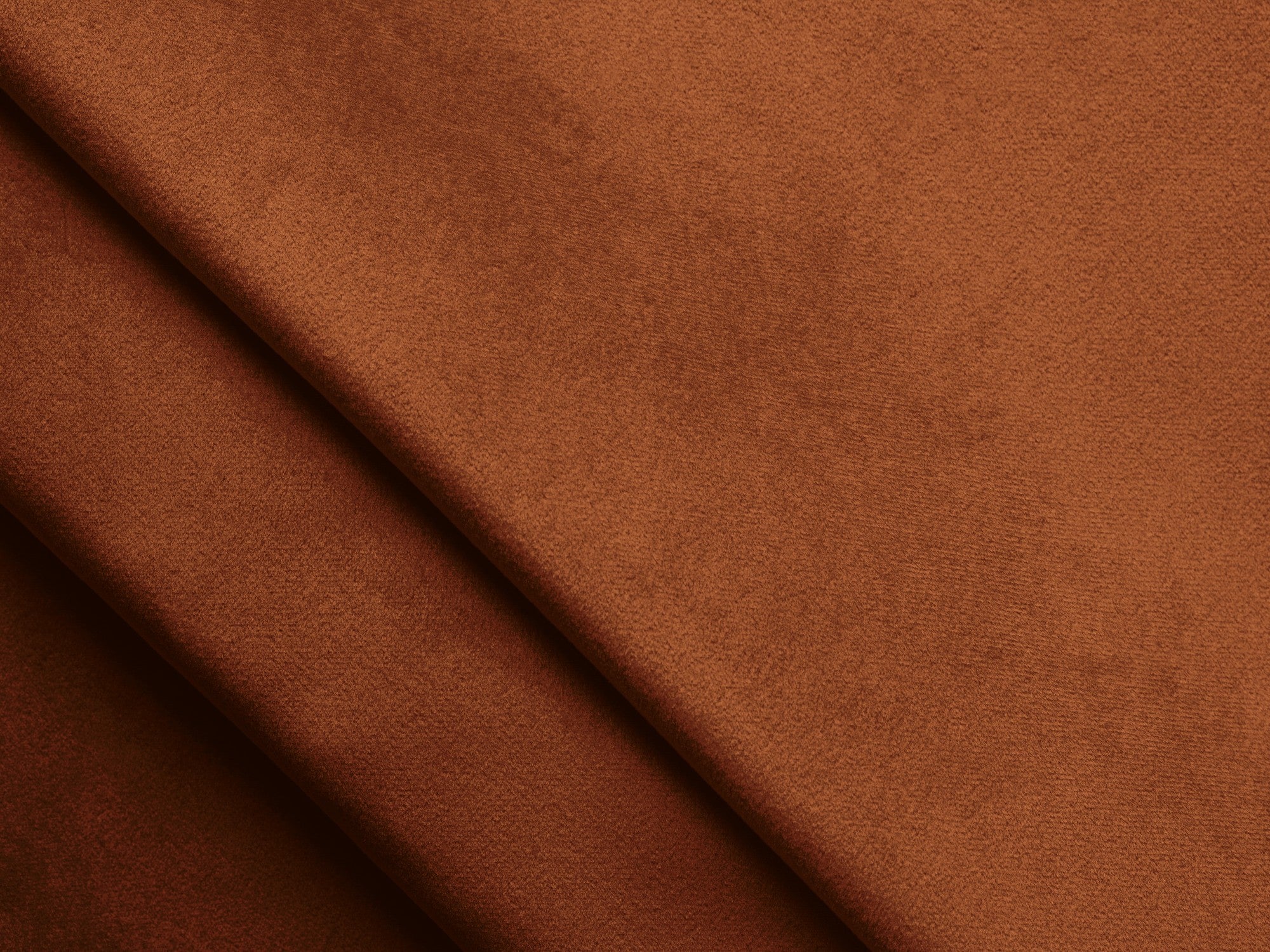Velvet 3-Seater Sofa with Sleeping Function KALENA Terracotta