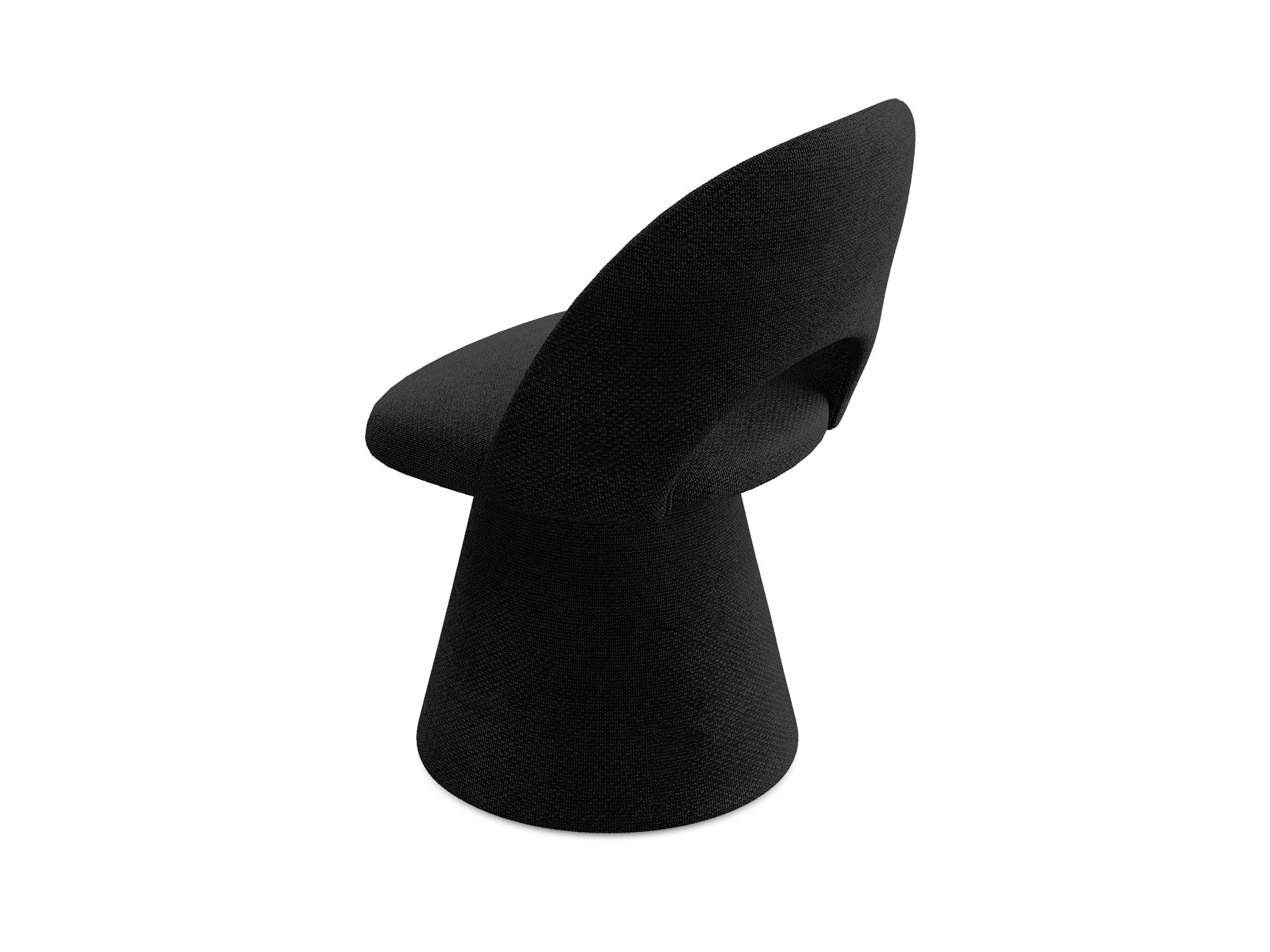 Židle KALO černý boucle