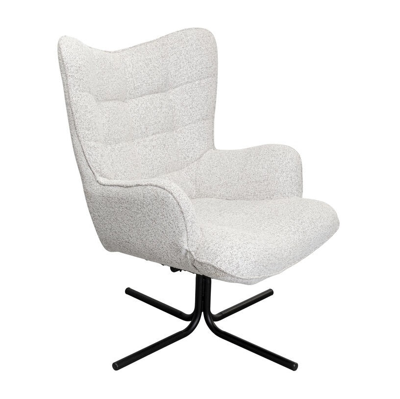 Křeslo otočné OSCAR krémový melír