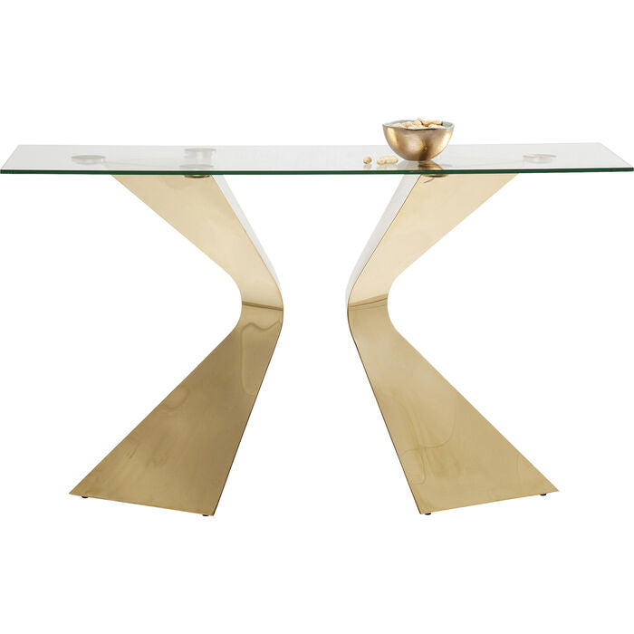Glass Gloria Glass Console