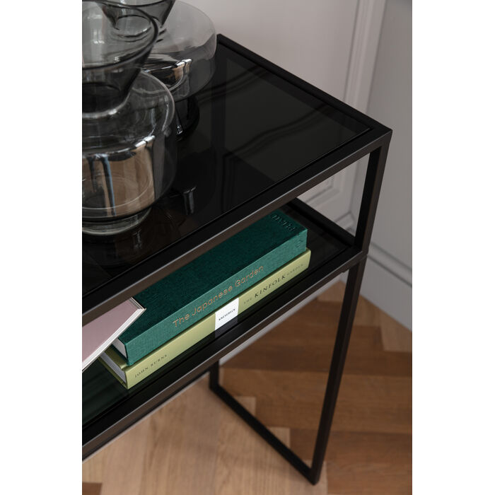 Black loft console