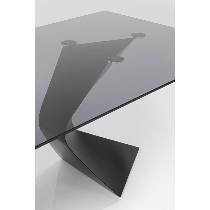 GLASS GLORY BLACK TABLE