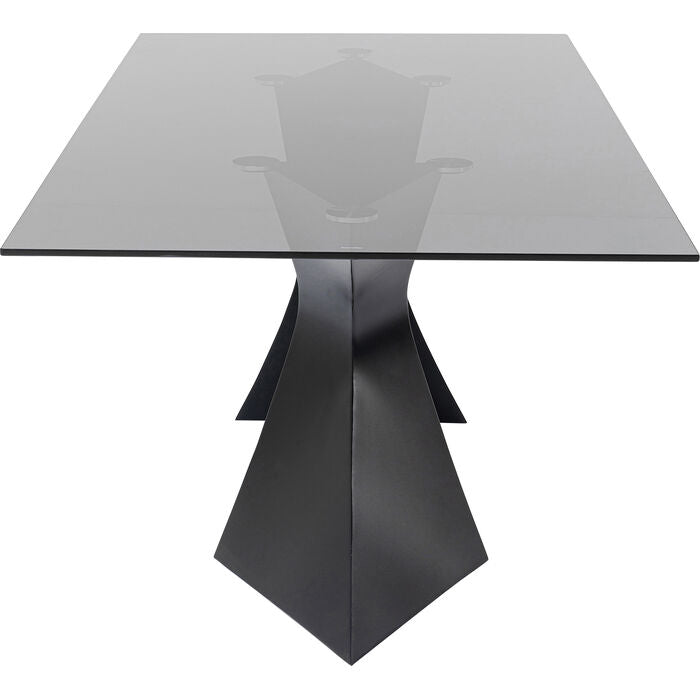 GLASS GLORY BLACK TABLE