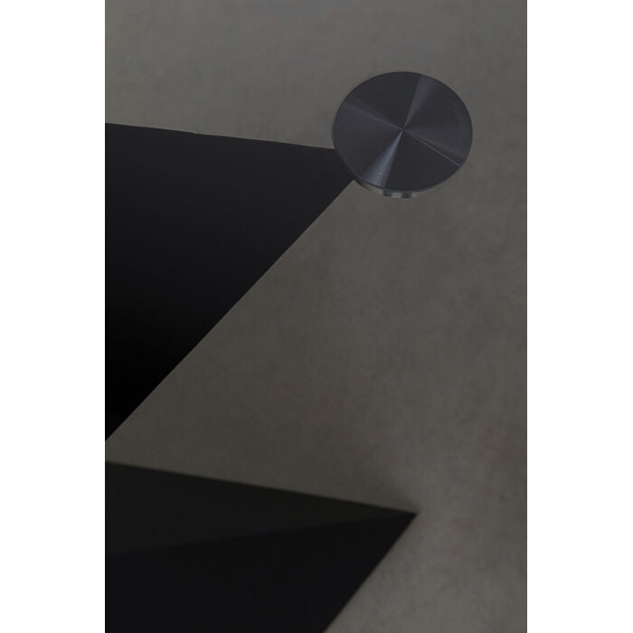 Skleněná konzole GLORIA černá