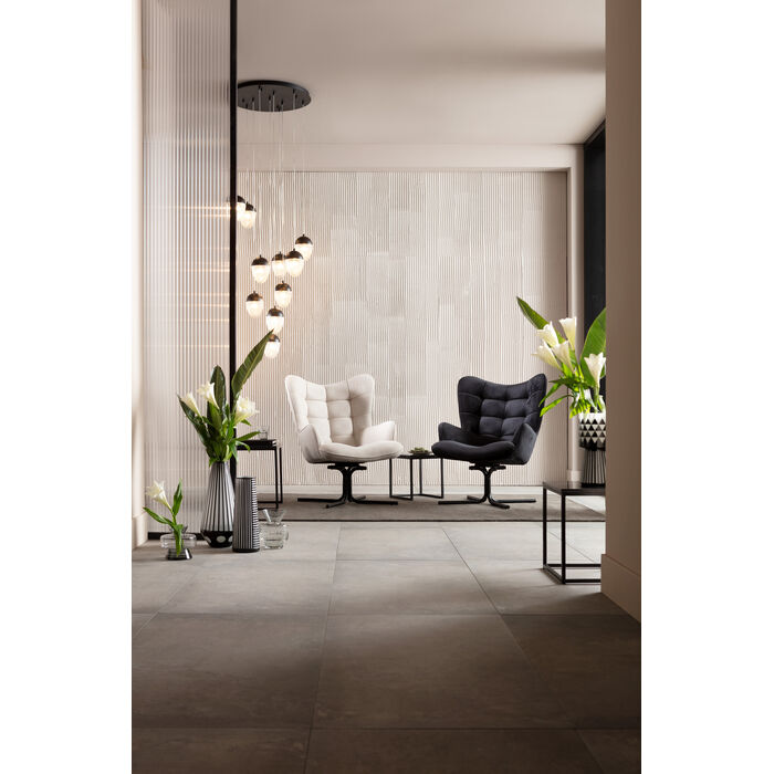 Oscar swivel chair black velvet