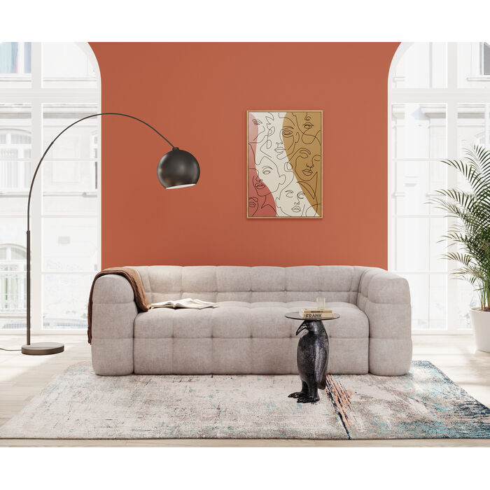 Pohovka 3-osobová SALAMANCA krémový šenil