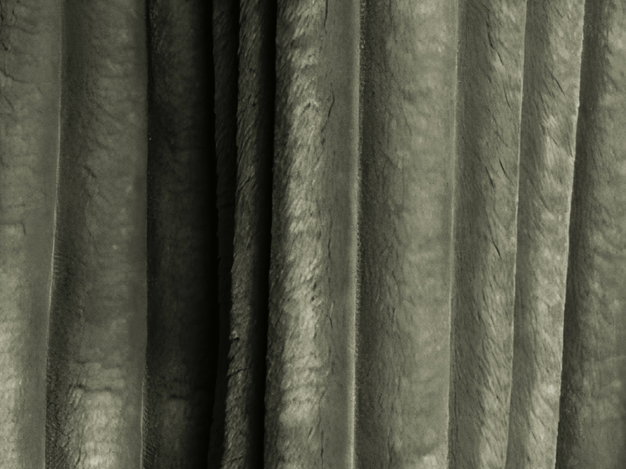 Left-sided corner sofa bed KONA in olive corduroy