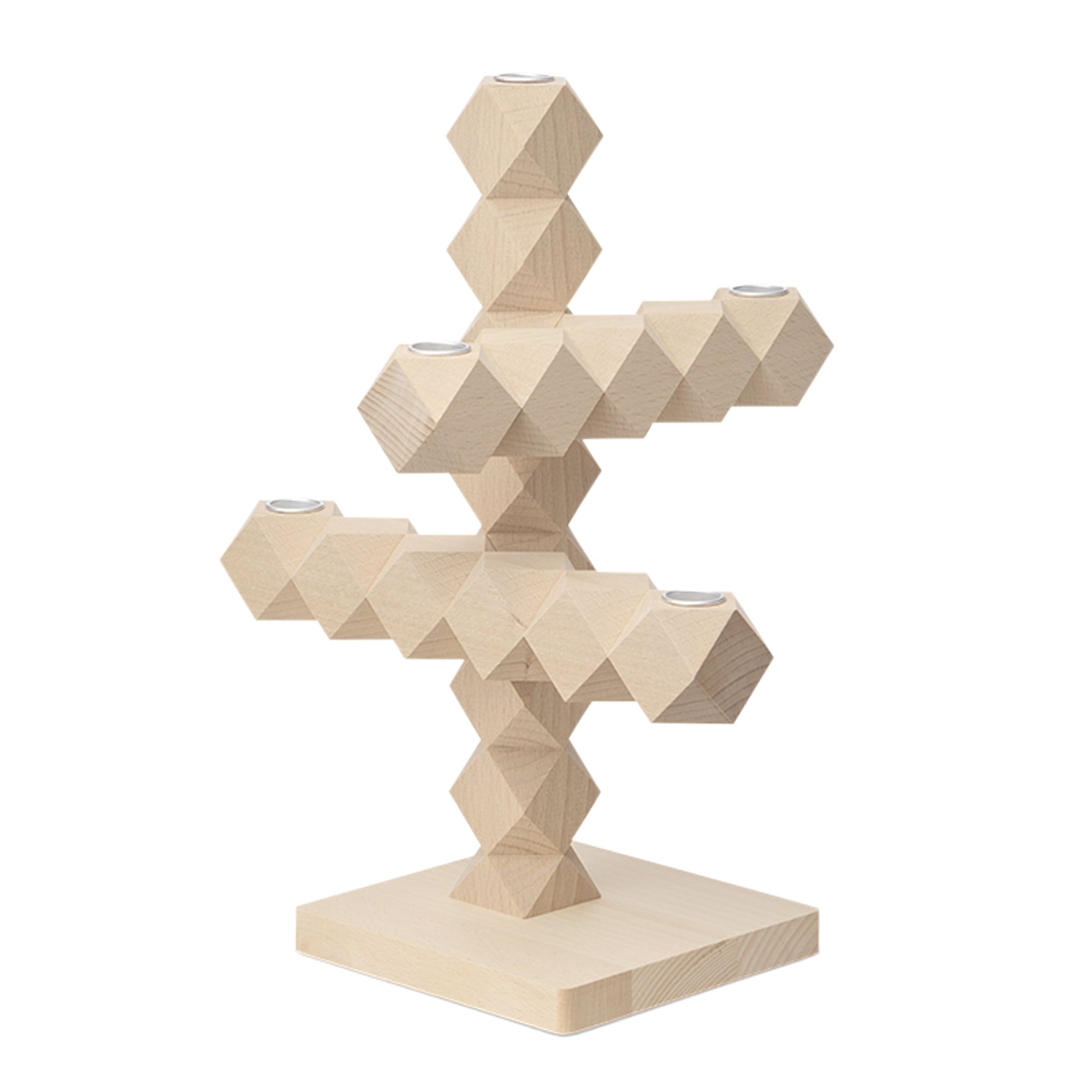 Svícen CLEAN CUT bukové dřevo