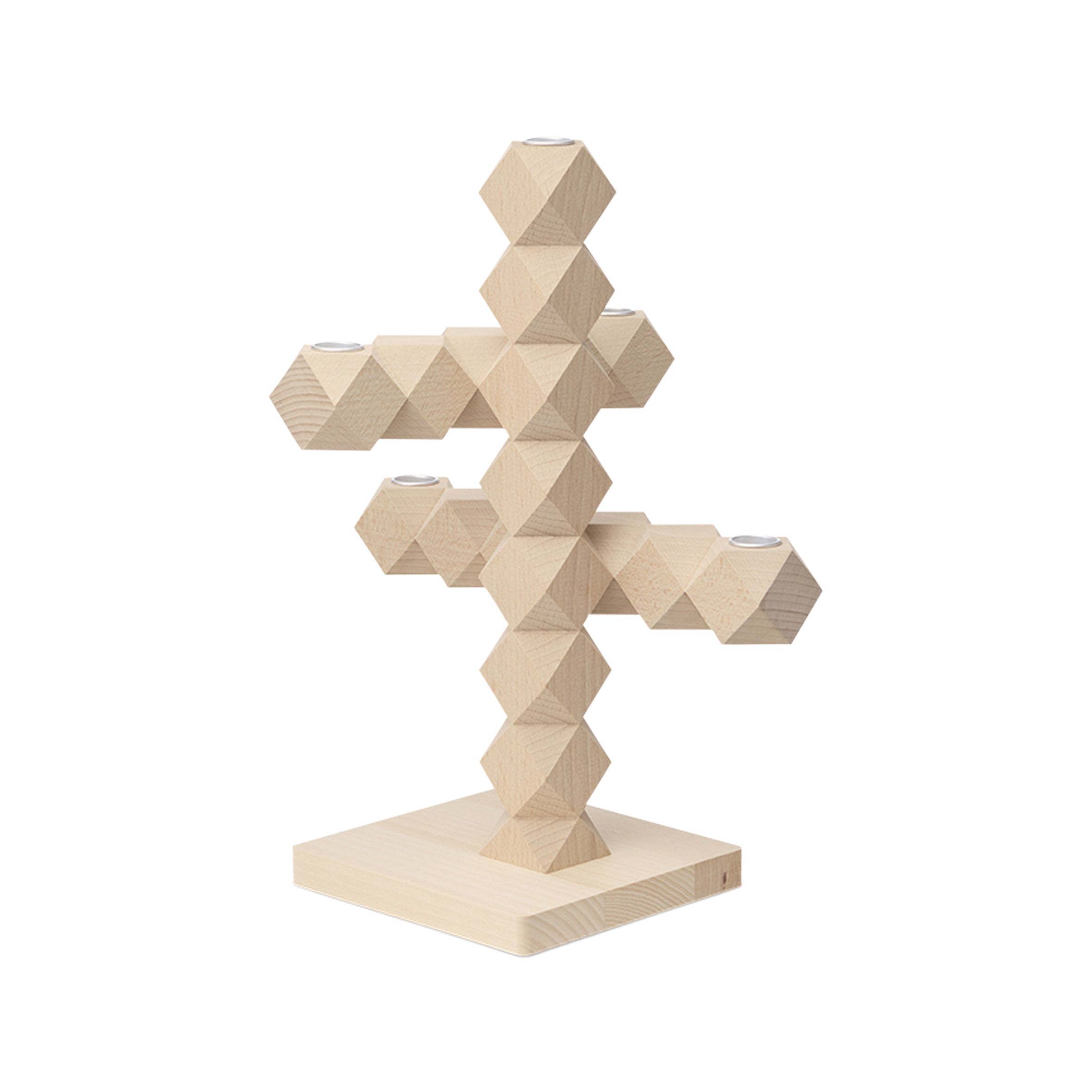 Svícen CLEAN CUT bukové dřevo