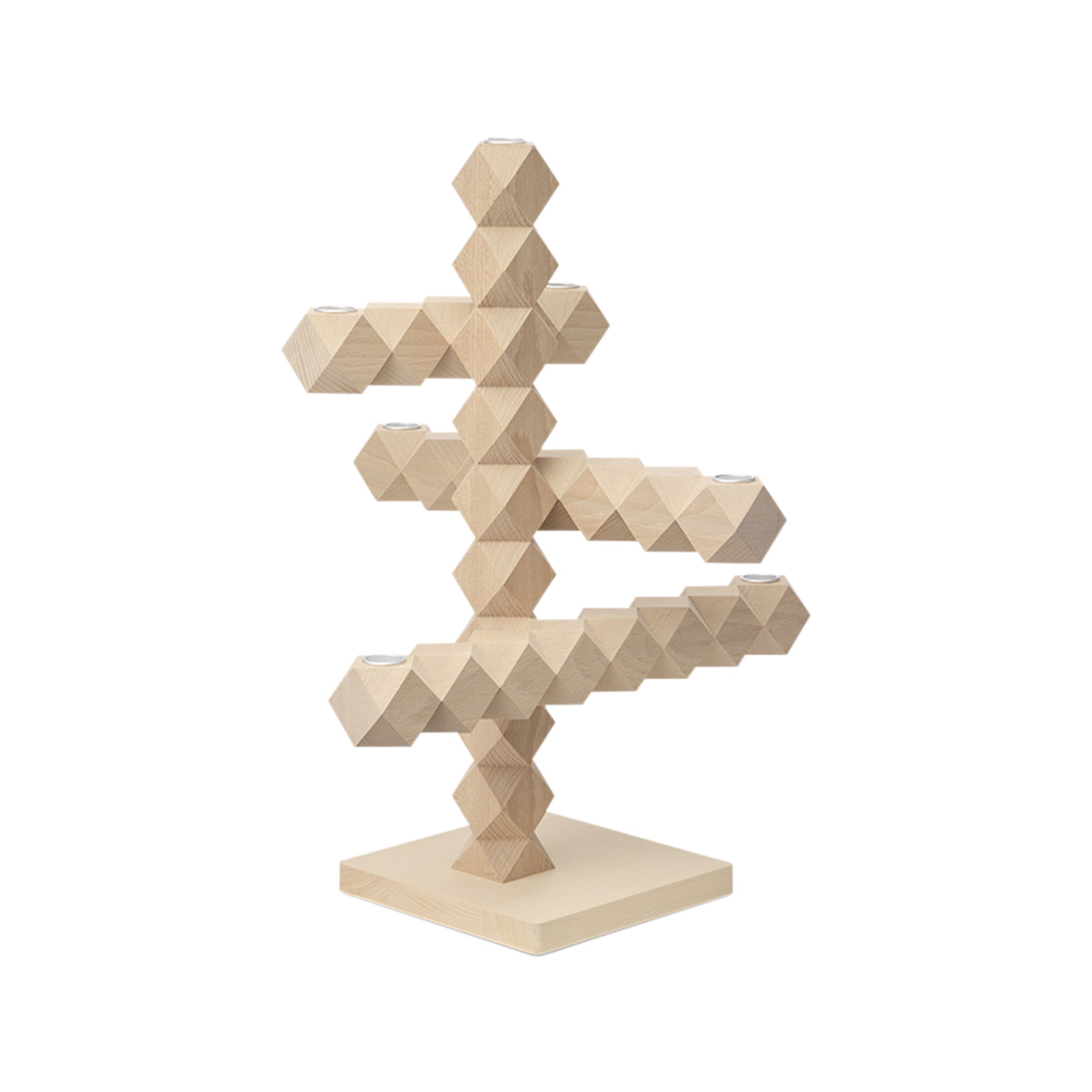 Svícen CLEAN CUT bukové dřevo