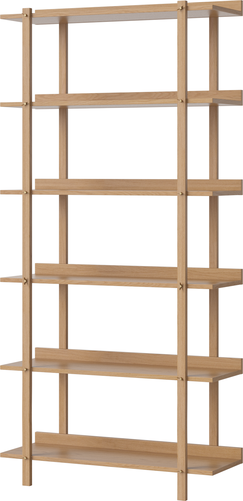 Regál KARI dýha z dubu