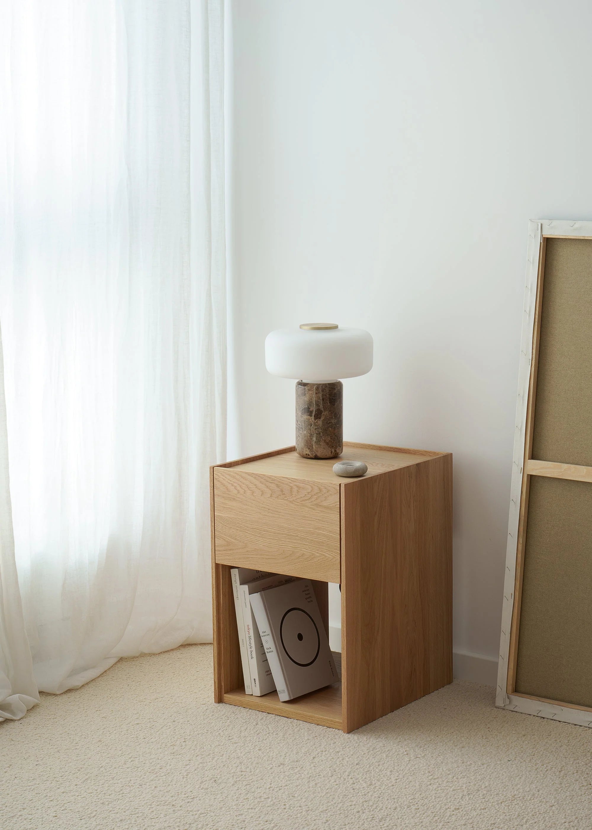 KARI Nightstand Oak Wood