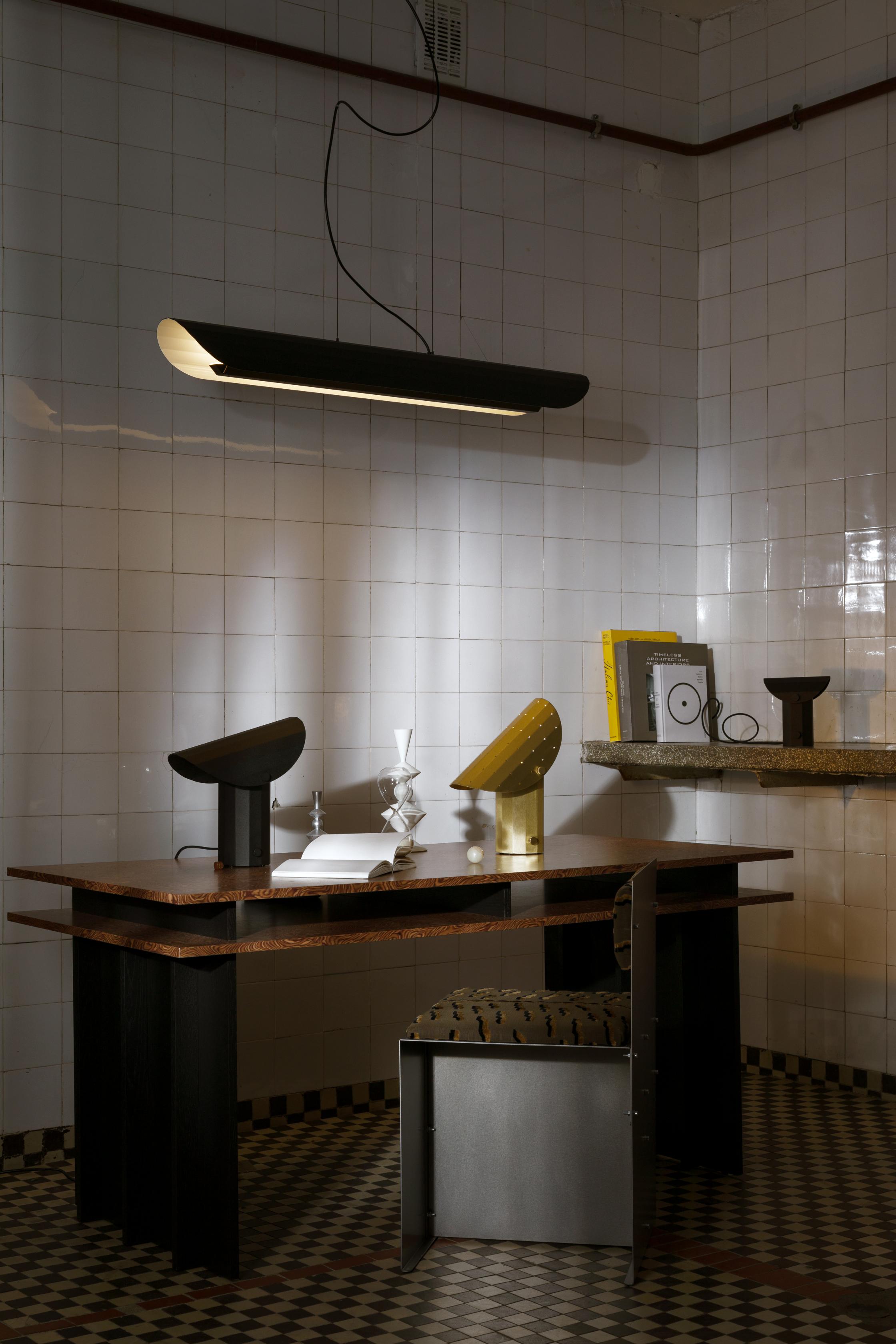 Stolní lampa APOLIN kartáčovaný mosaz