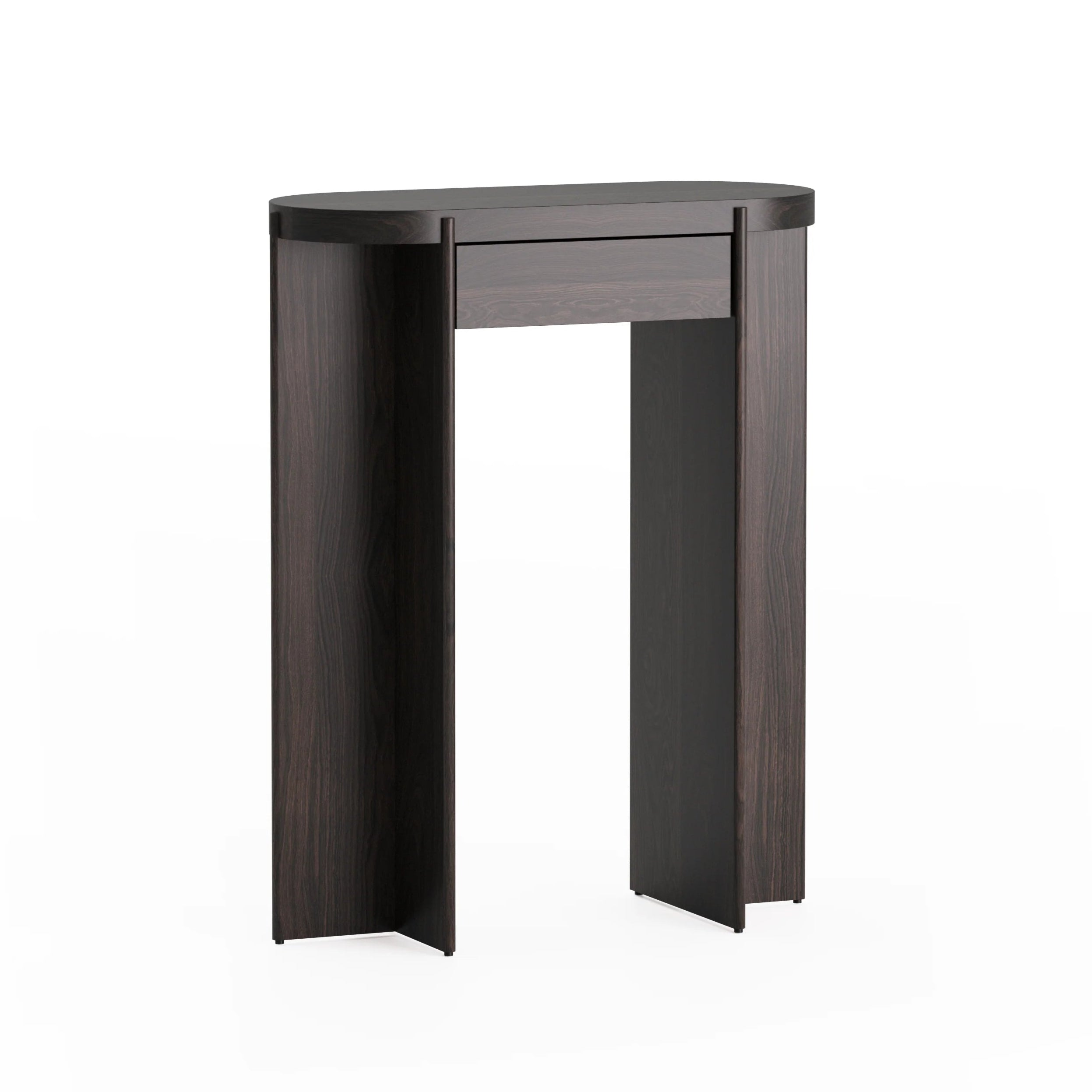 KIRU Console in Ebony Oak Wood