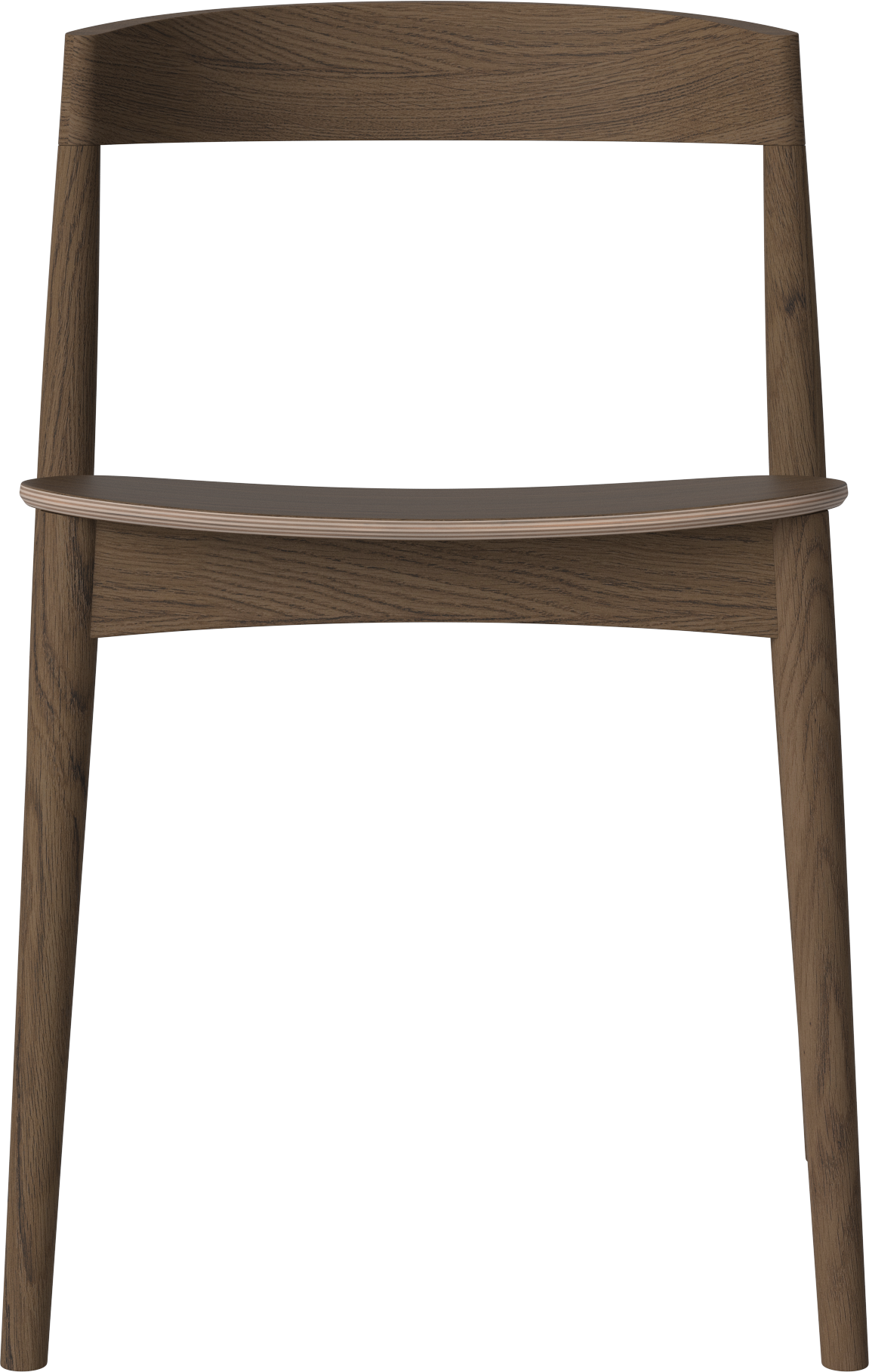 Židle KITE tmavé dubové dřevo