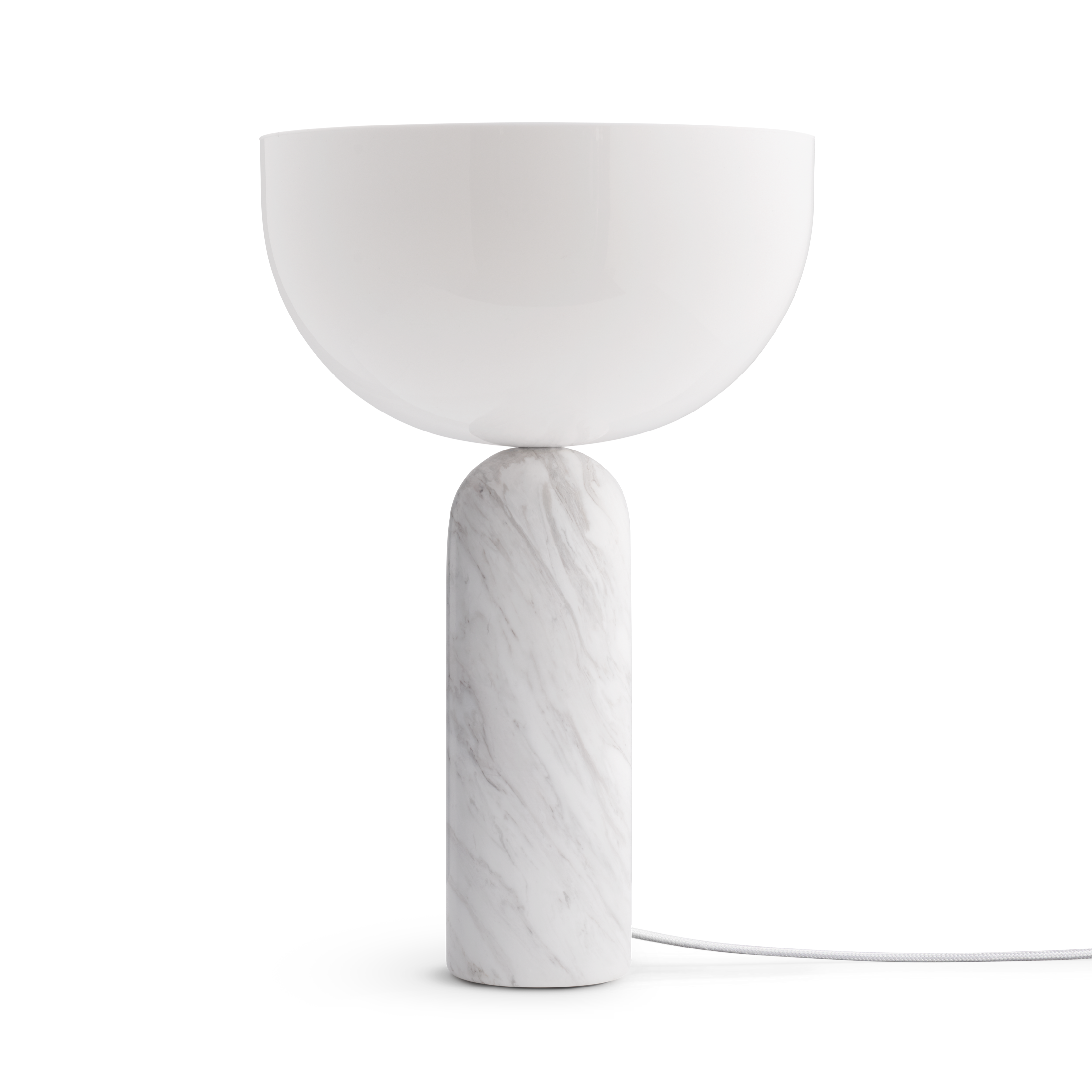 KIZU white marble table lamp