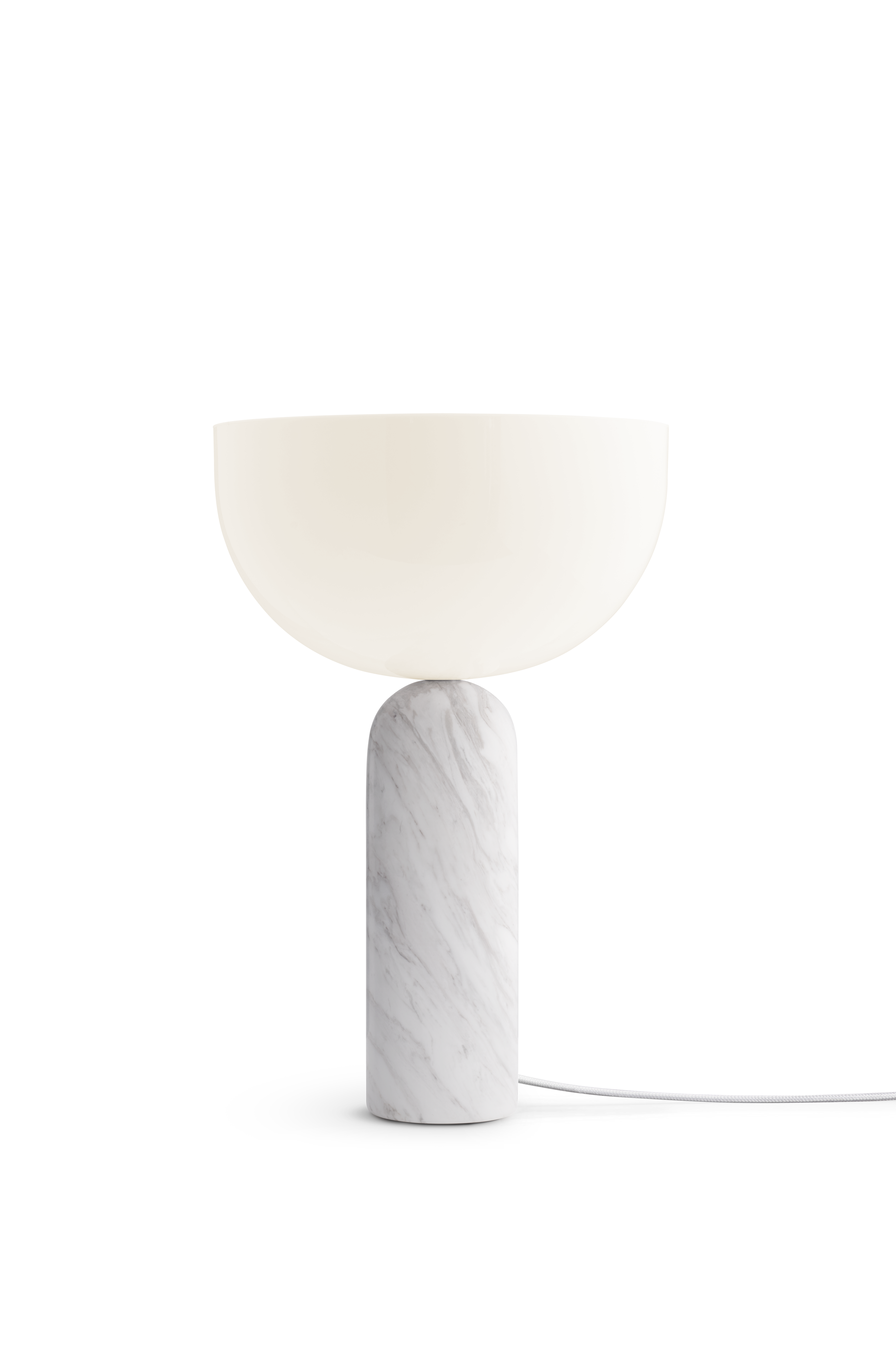 KIZU white marble table lamp