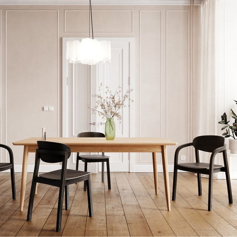 Křeslo s područkami LINIA bukové dřevo