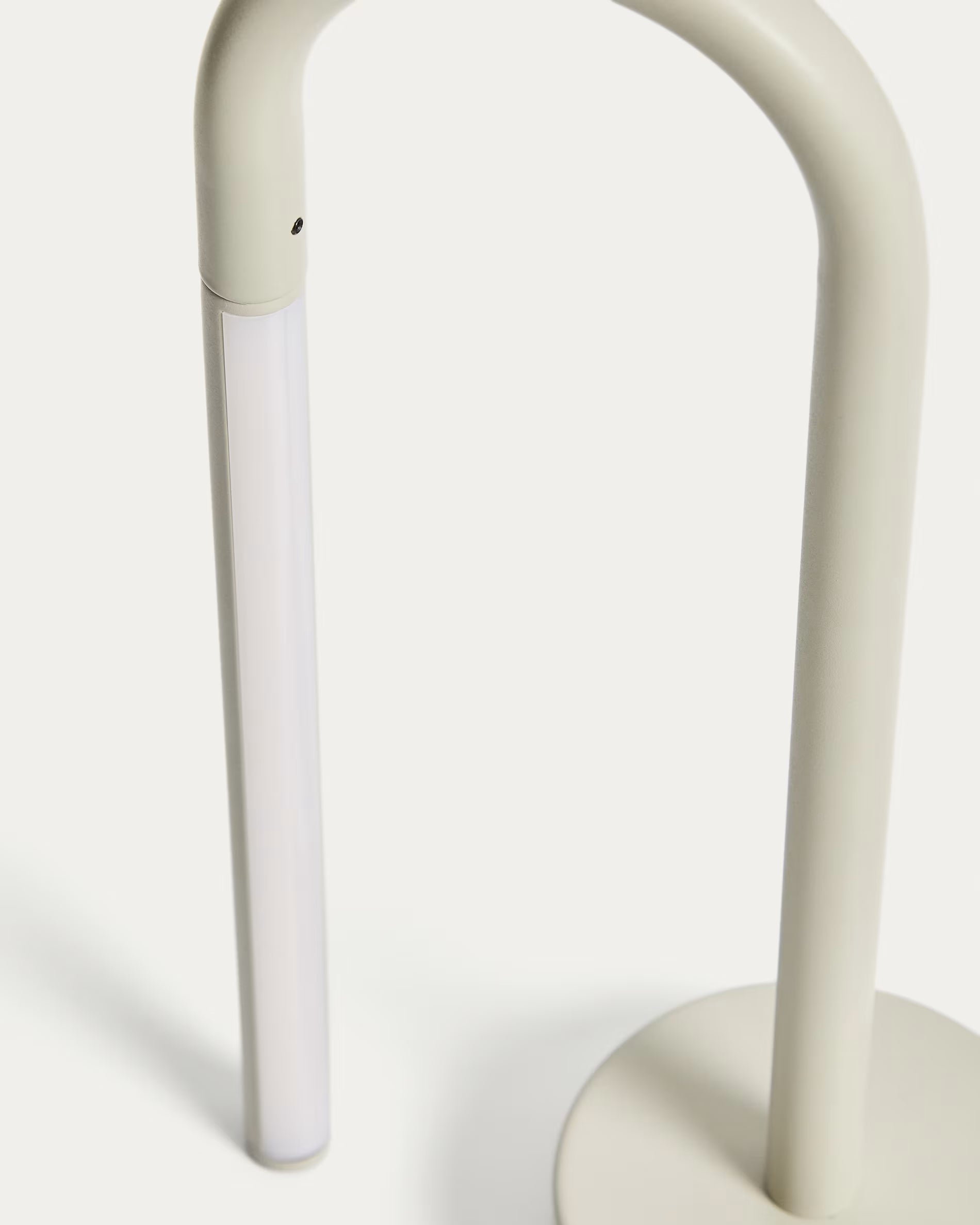 Přenosná lampa BOW světle šedá