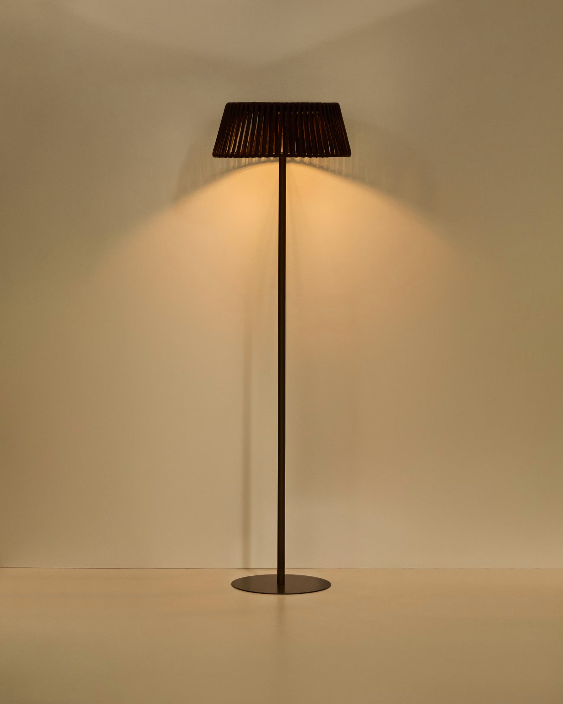 Solar Floor Garden Lamp ALDET Brown