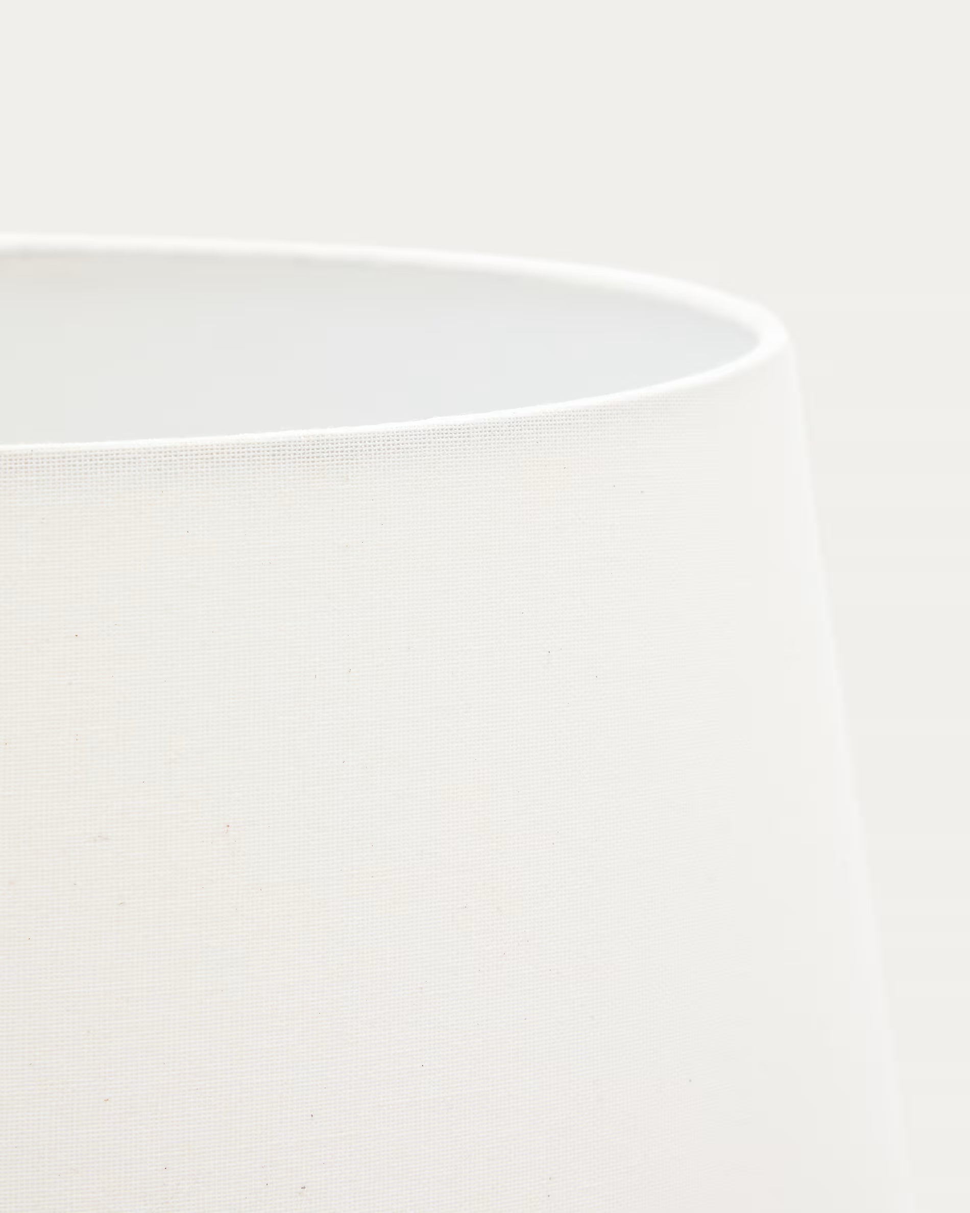 Stojací lampa MARGA tmavé kaučukové dřevo s bílým stínidlem