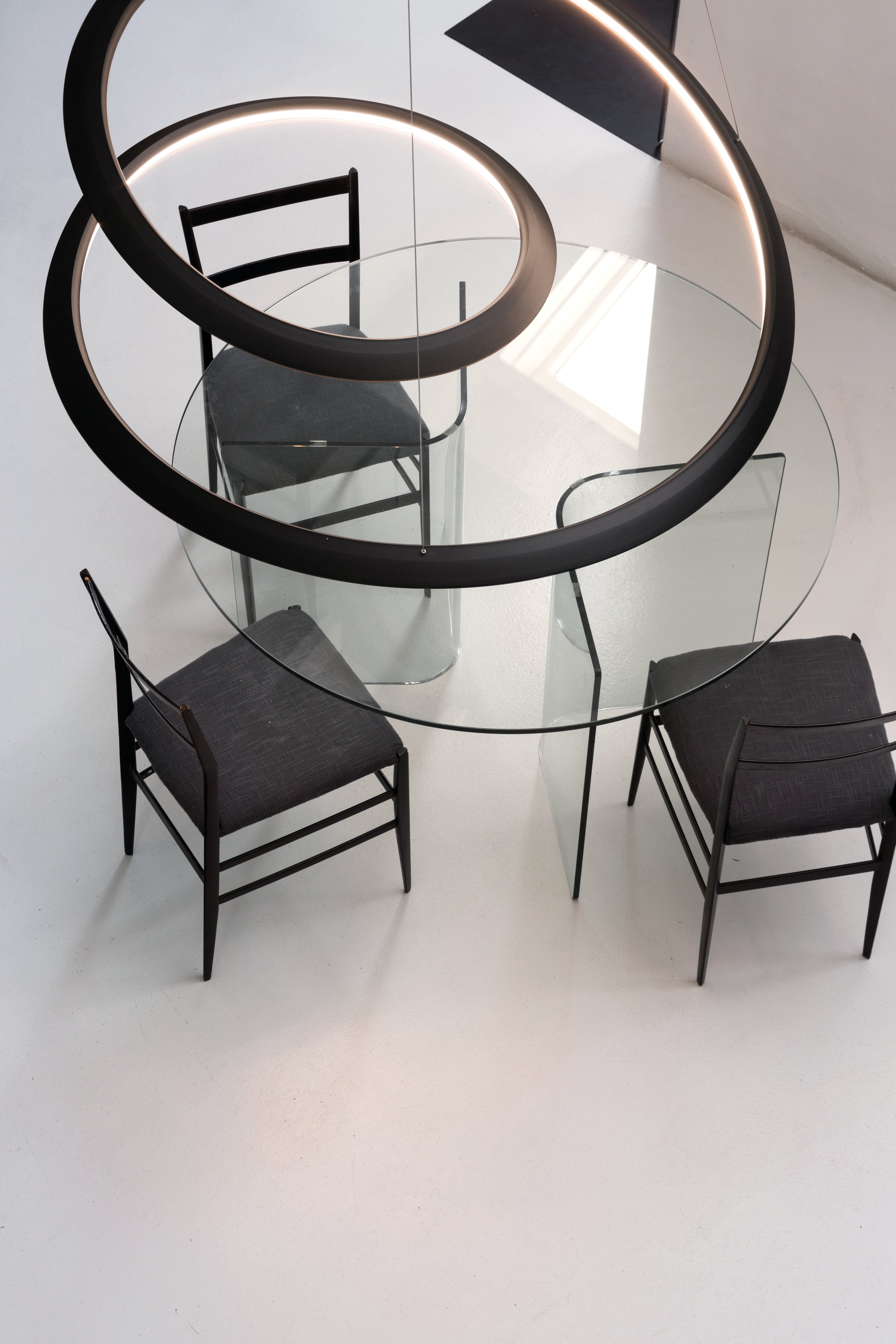 Závěsné svítidlo KEPLER černé