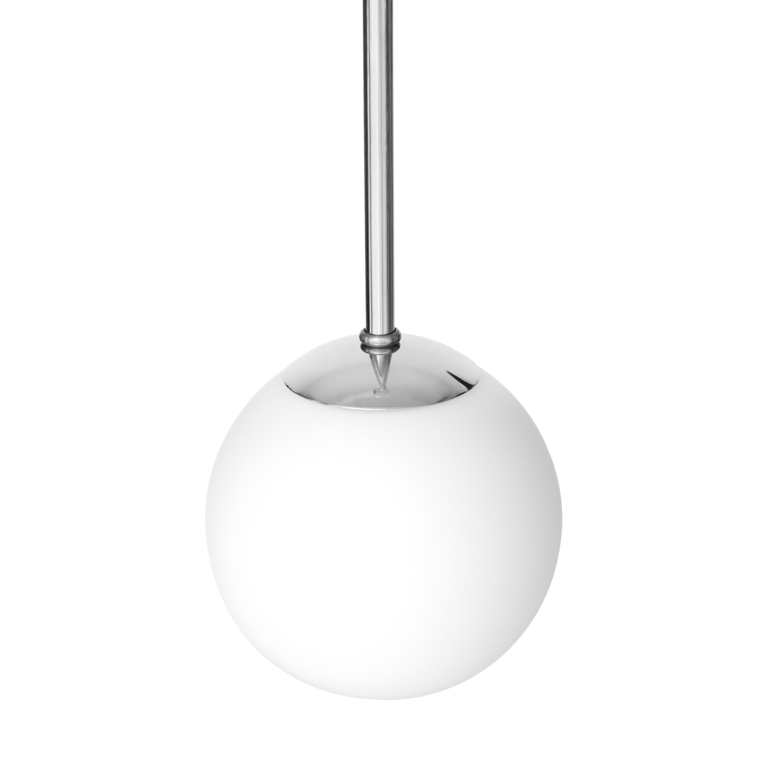 LAMIA chrome pendant lamp