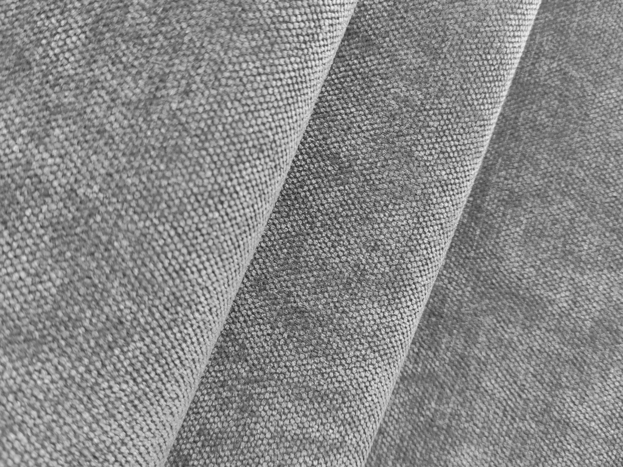 Pohovka 3-místná s funkcí spaní LEILA světle šedý šenil