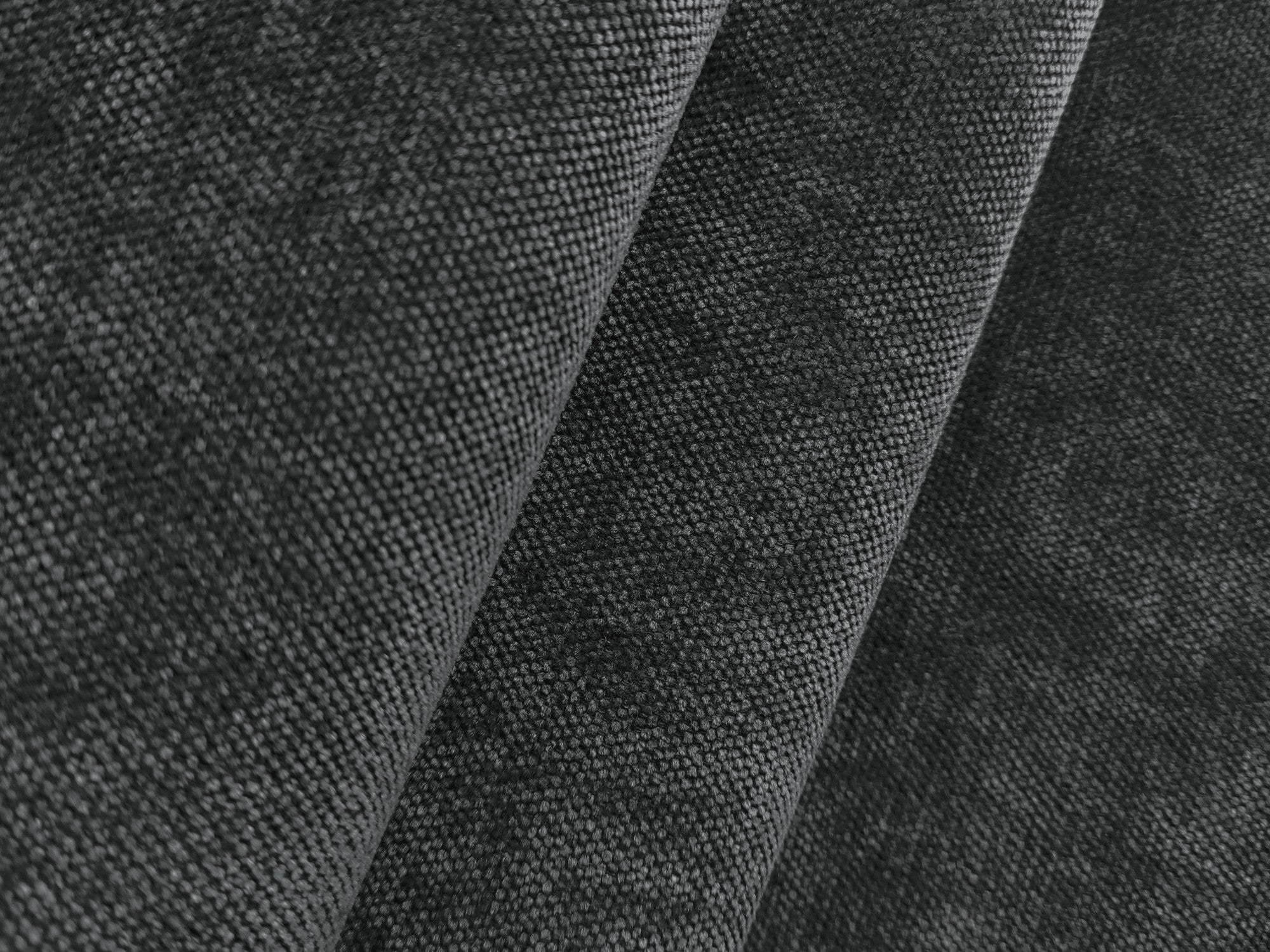 3-Seater Sofa with Sleeping Function LEILA Dark Gray Chenille