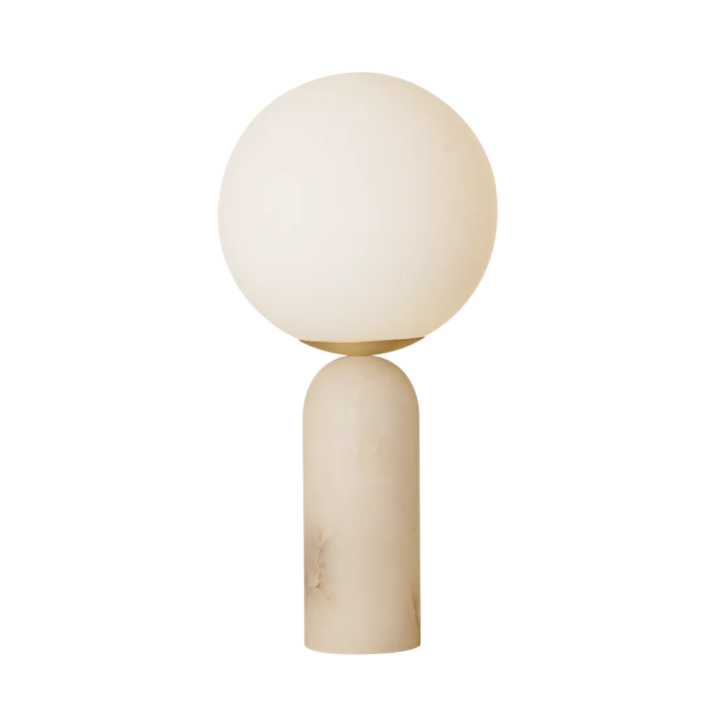 Stolní lampa ATLAS bílý alabastr