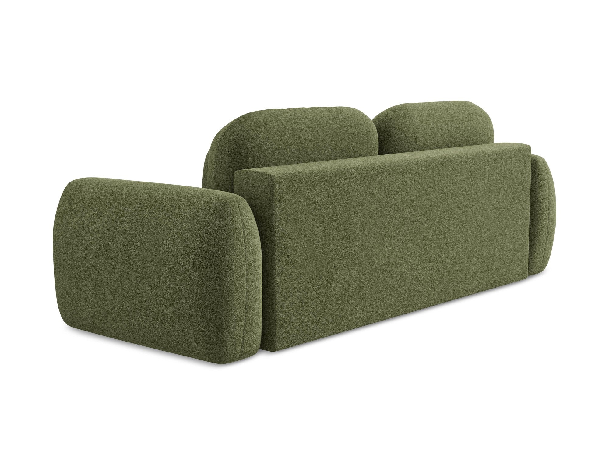 3-Seater Sofa with Sleeping Function LOHI Green Boucle