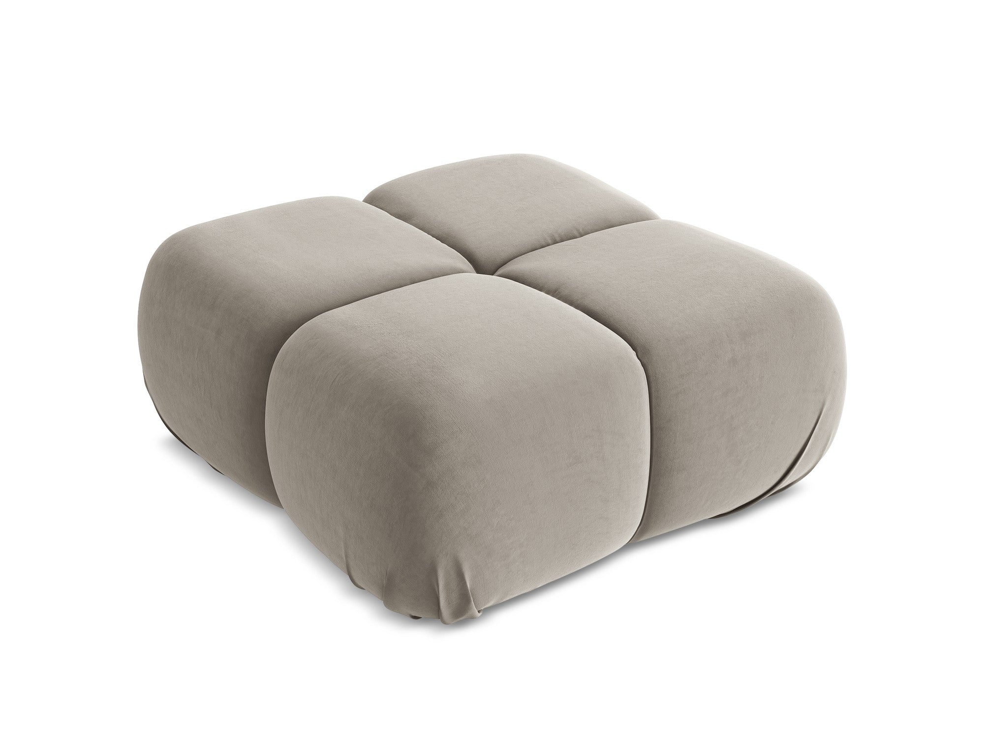 Puf / sametový modul LOKUA taupe