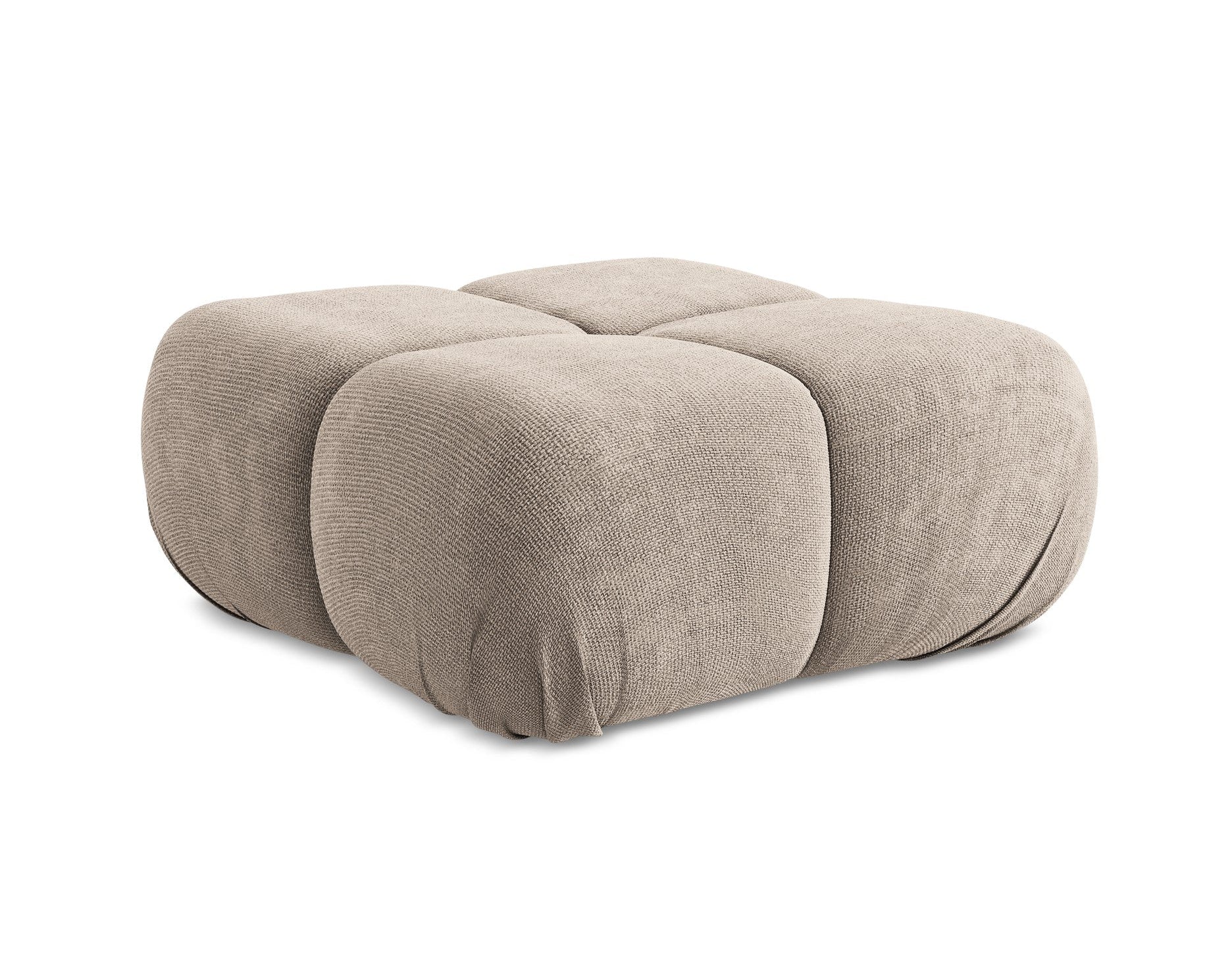 Pouf / module LOKUA dark beige chenille